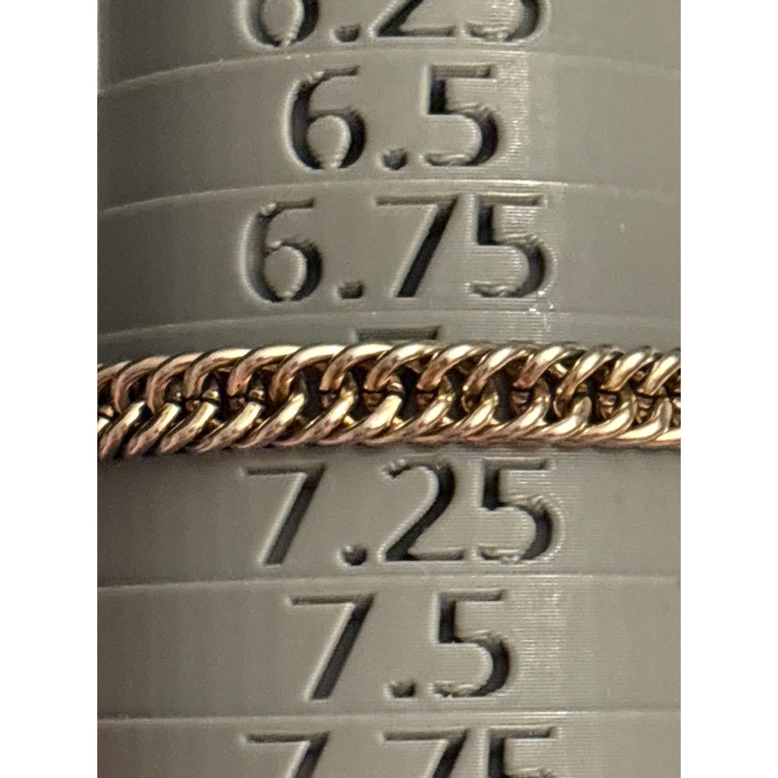 Other Vintage Silver Tone Chain Bracelet 7” Size ONE SIZE - 2 Thumbnail