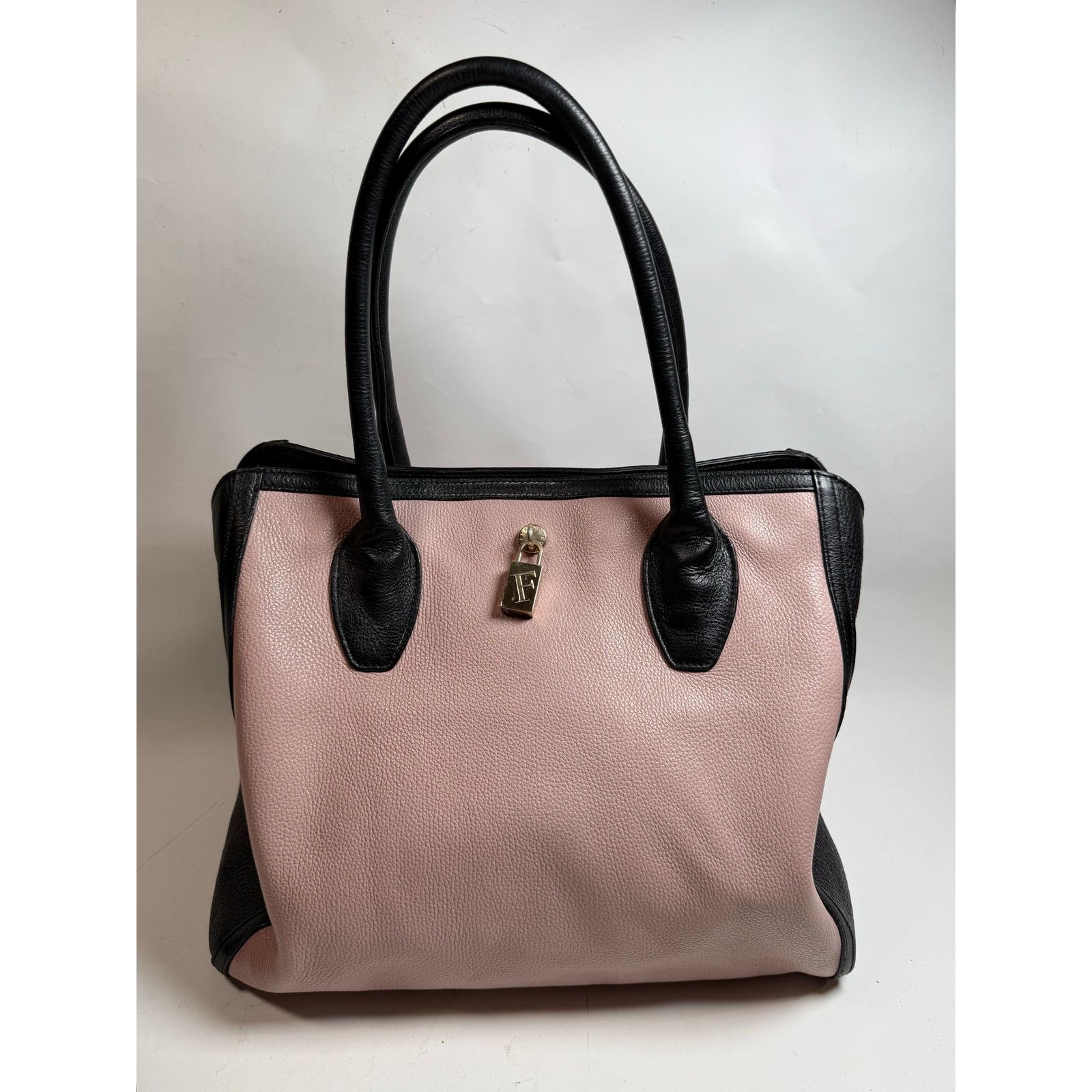 Furla Furla Olympia Two Tone Tote Bag $450 Size ONE SIZE - 9 Thumbnail
