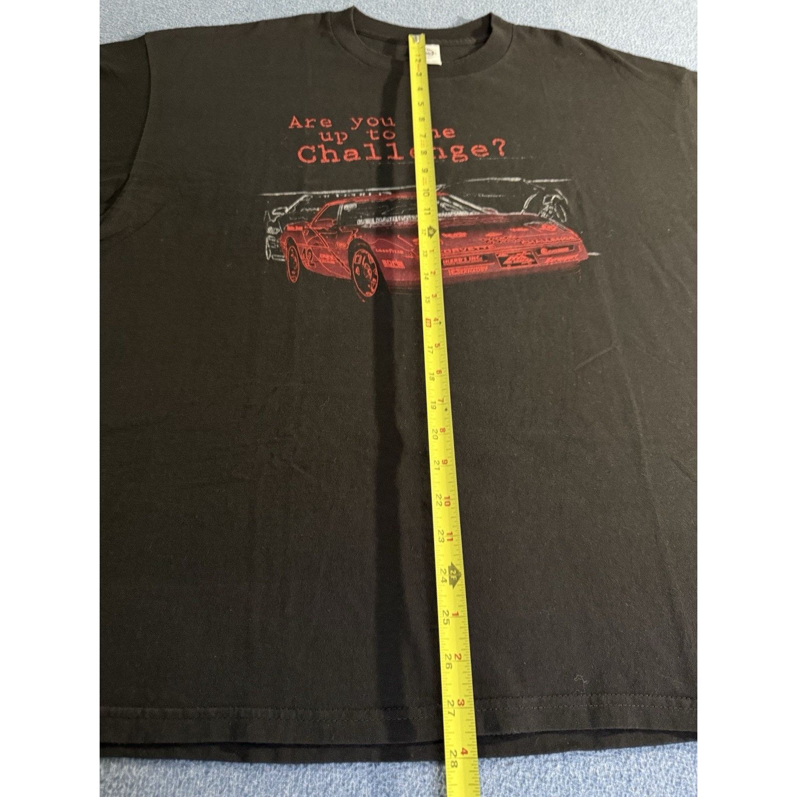 Delta Vintage Corvette T Shirt 2003 Funfest Delta Heavyweight XXL Size US XXL / EU 58 / 5 - 4 Thumbnail