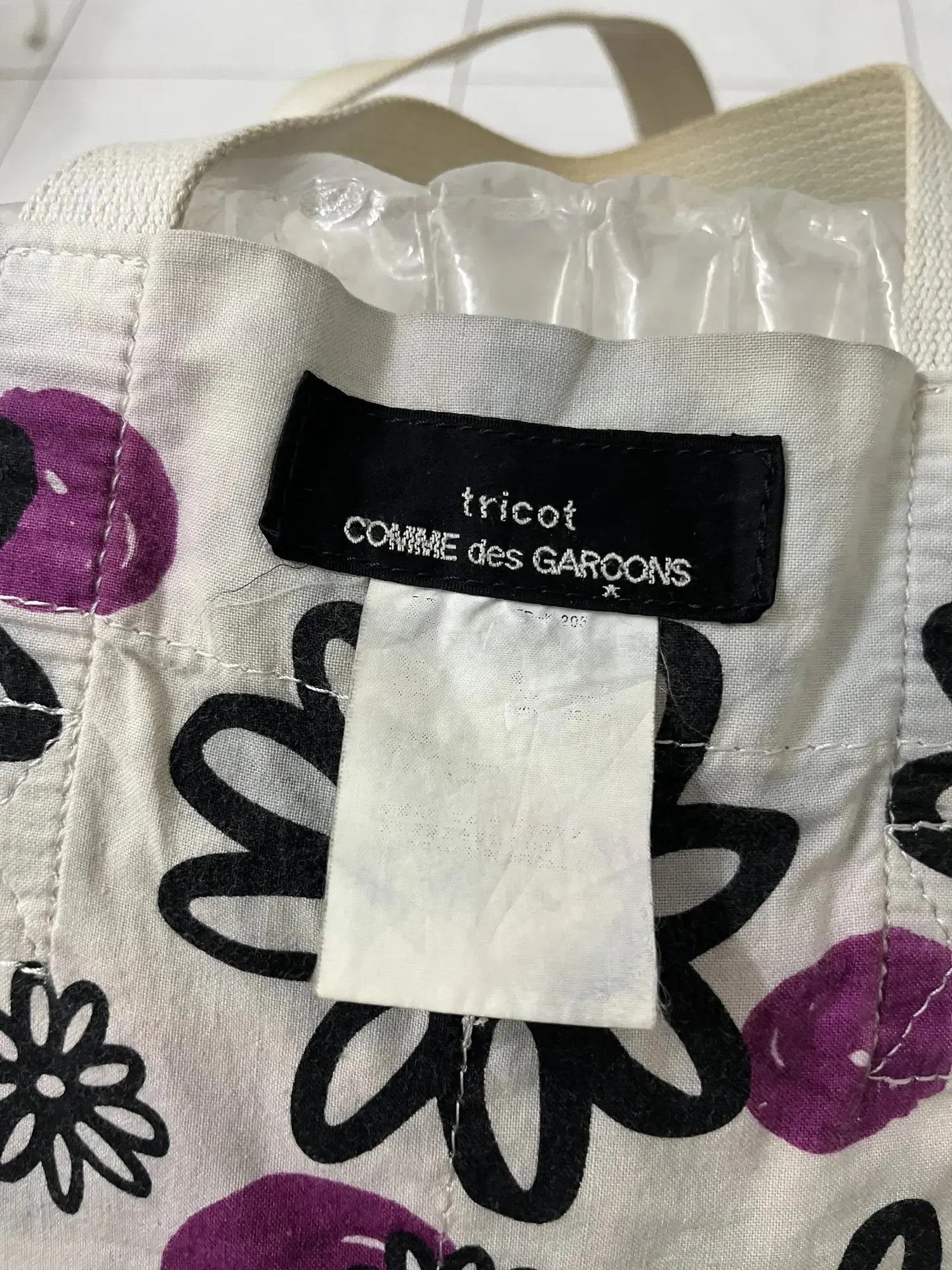 Comme des Garcons Homme Plus Comme Des Garcons Flora Tote Bag Size ONE SIZE - 12 Thumbnail