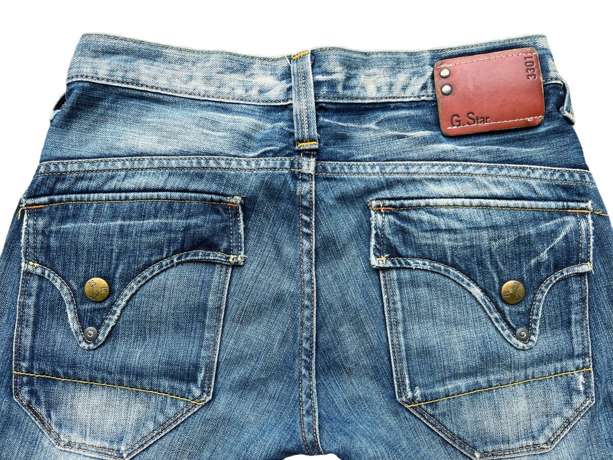 G-Star Vintage G-Star Raw Distressed Ripped Denim Jeans 31x32 Size US 31 - 8 Thumbnail