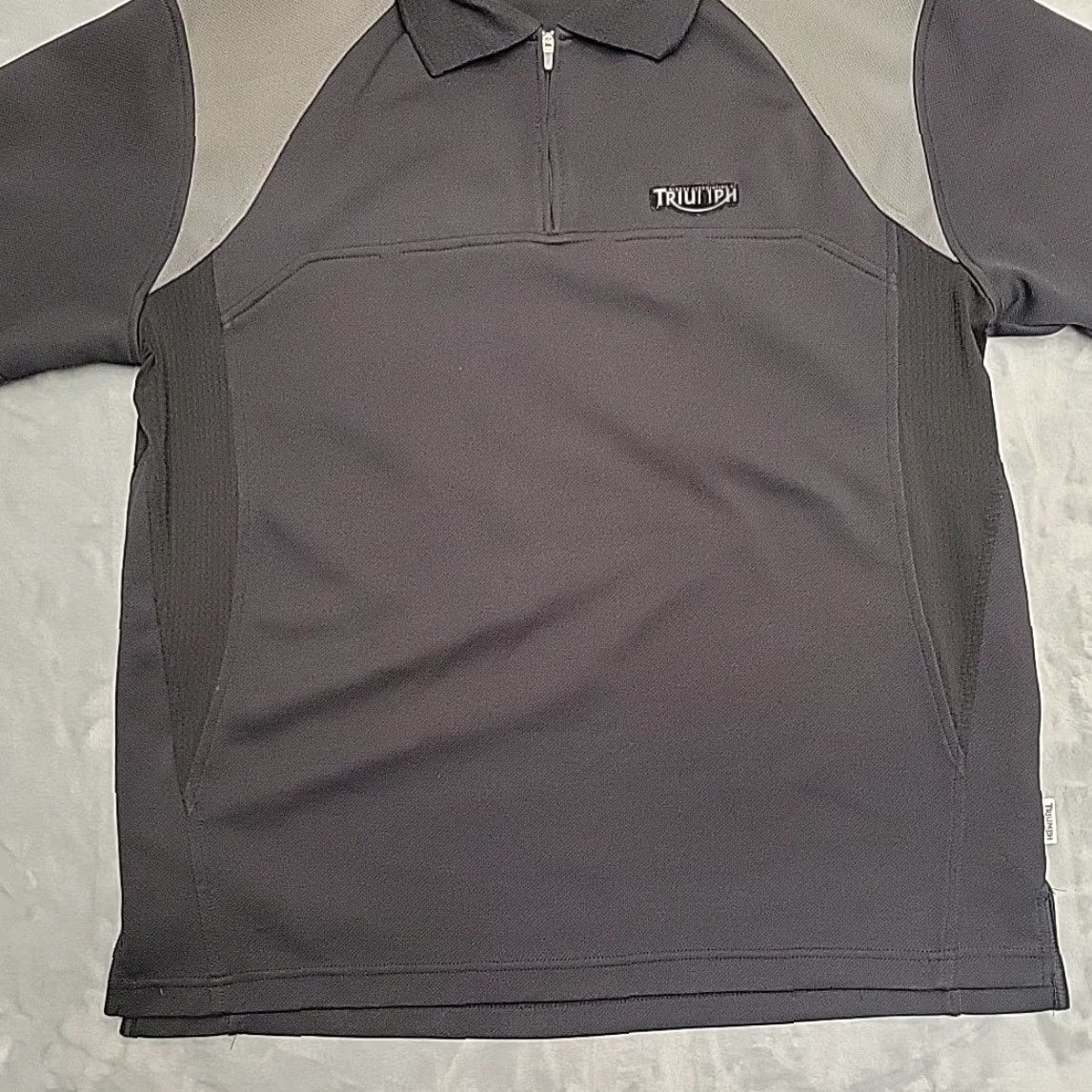 Vintage VINTAGE Triumph Riders Association Polo Shirt Mens XL Black Motorcycle Biker Y2K Casual Shirt Mens XL Black Motorcycle Biker Y2K Casual Size US XL / EU 56 / 4 - 2 Thumbnail
