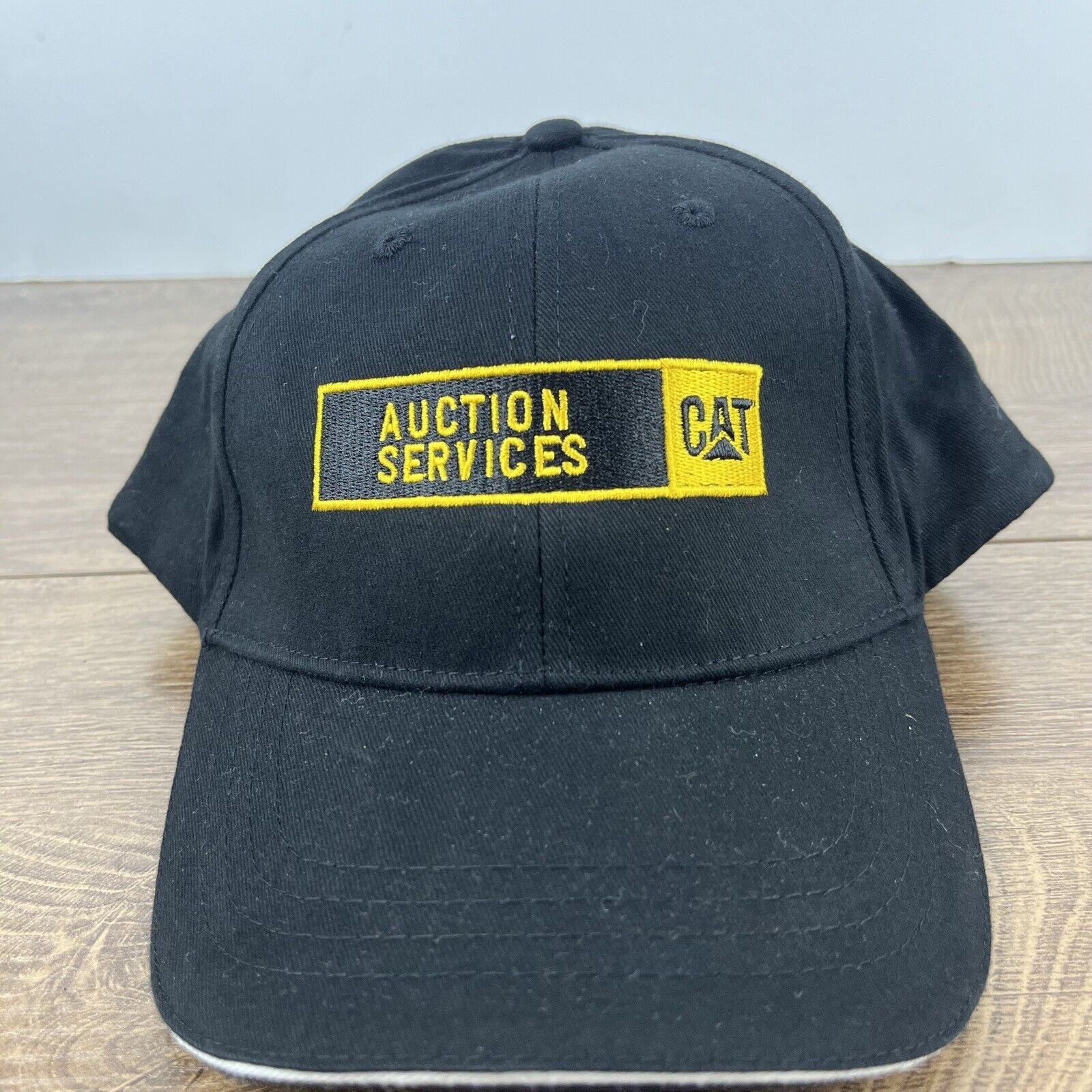 Other CAT Auction Services Hat Black Cap CAT Hat Adjustable Hat Bl Size ONE SIZE - 4 Thumbnail