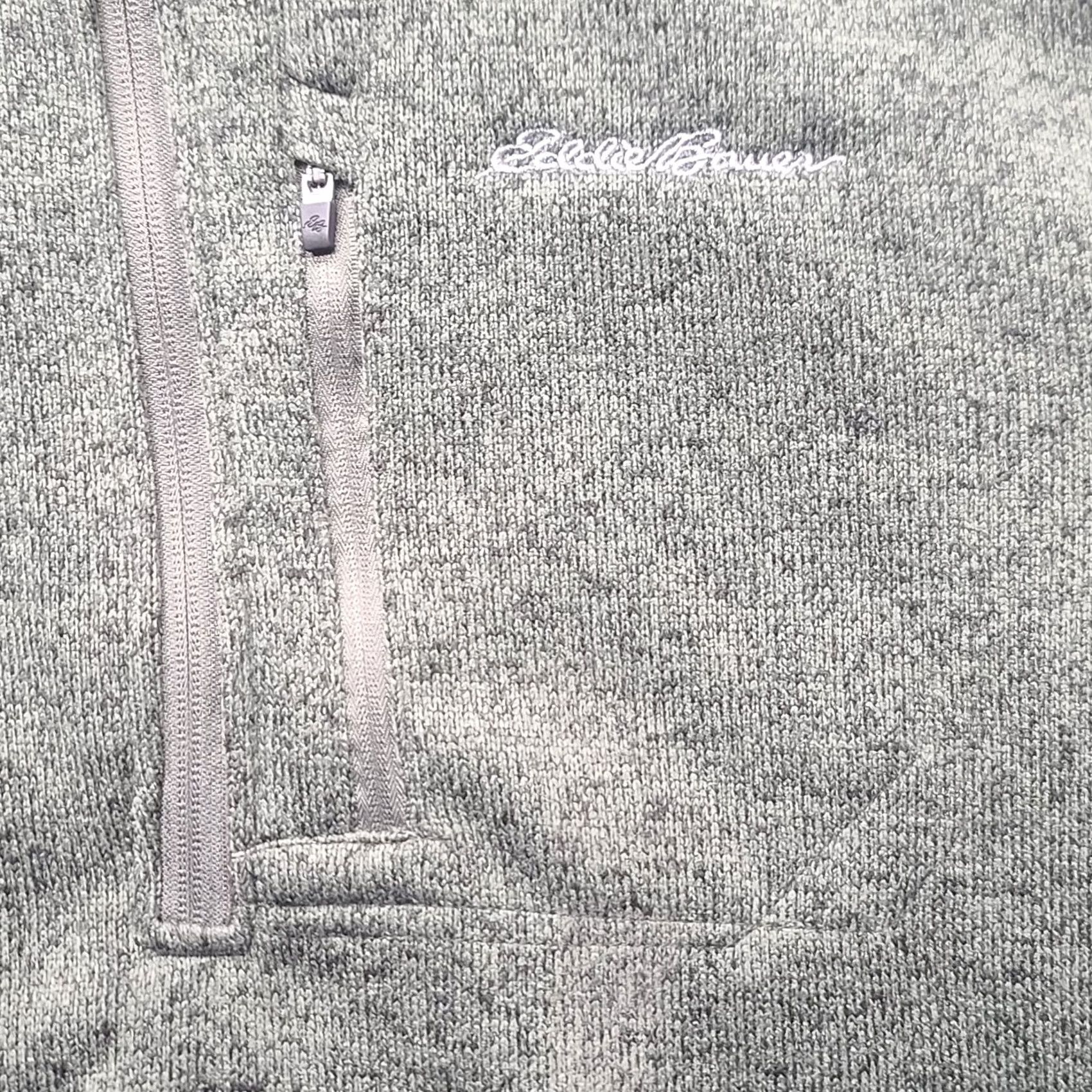 Eddie Bauer Eddie Bauer Sweater Mens L Pullover Fleece Mock Neck 1/2 Zip Green Outdoor Casual Walking Hiking Size US L / EU 52-54 / 3 - 7 Thumbnail