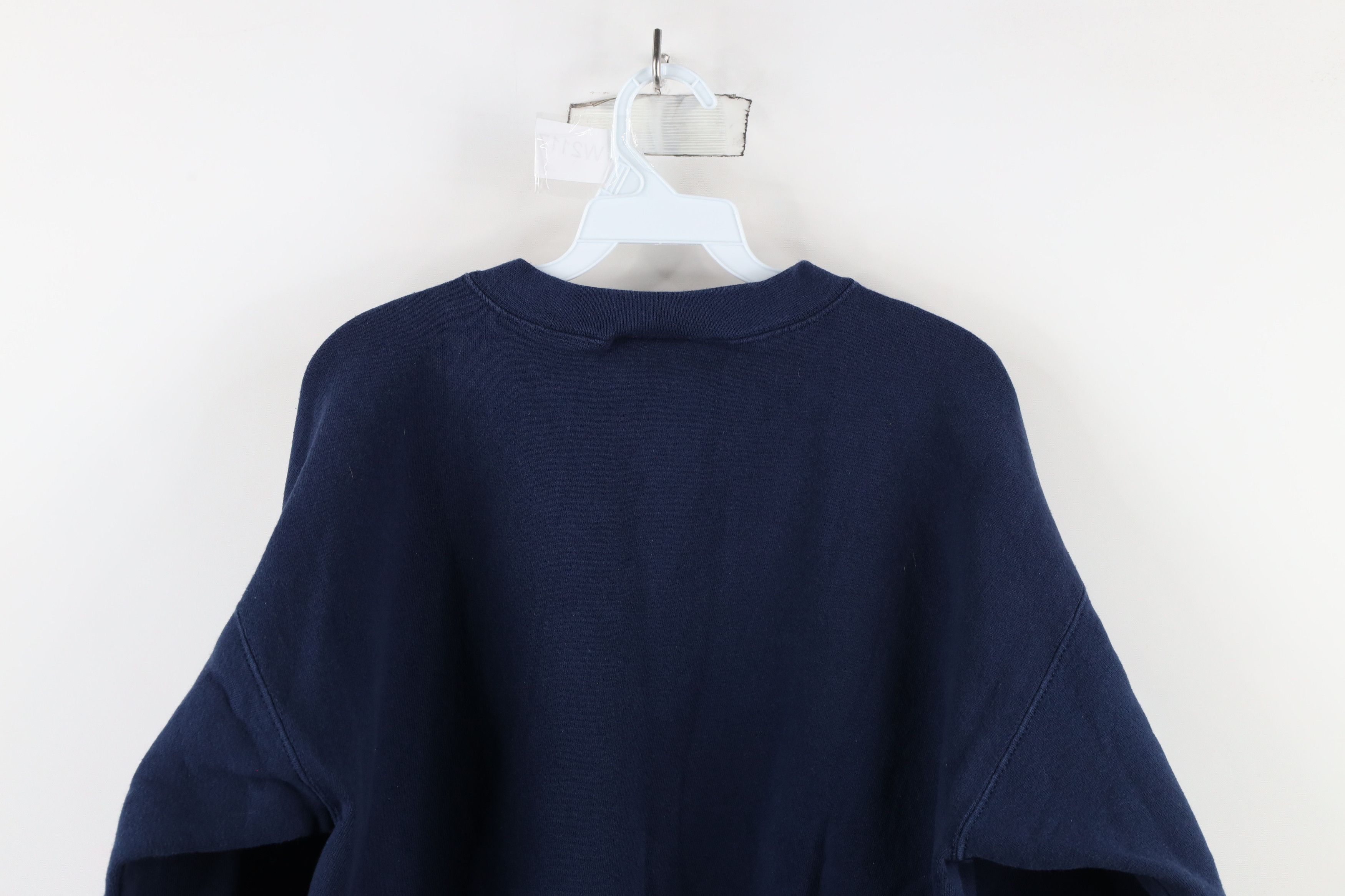 Puma × Vintage Vintage 90s Puma University of Michigan Crewneck Sweatshirt Size US L / EU 52-54 / 3 - 11 Thumbnail