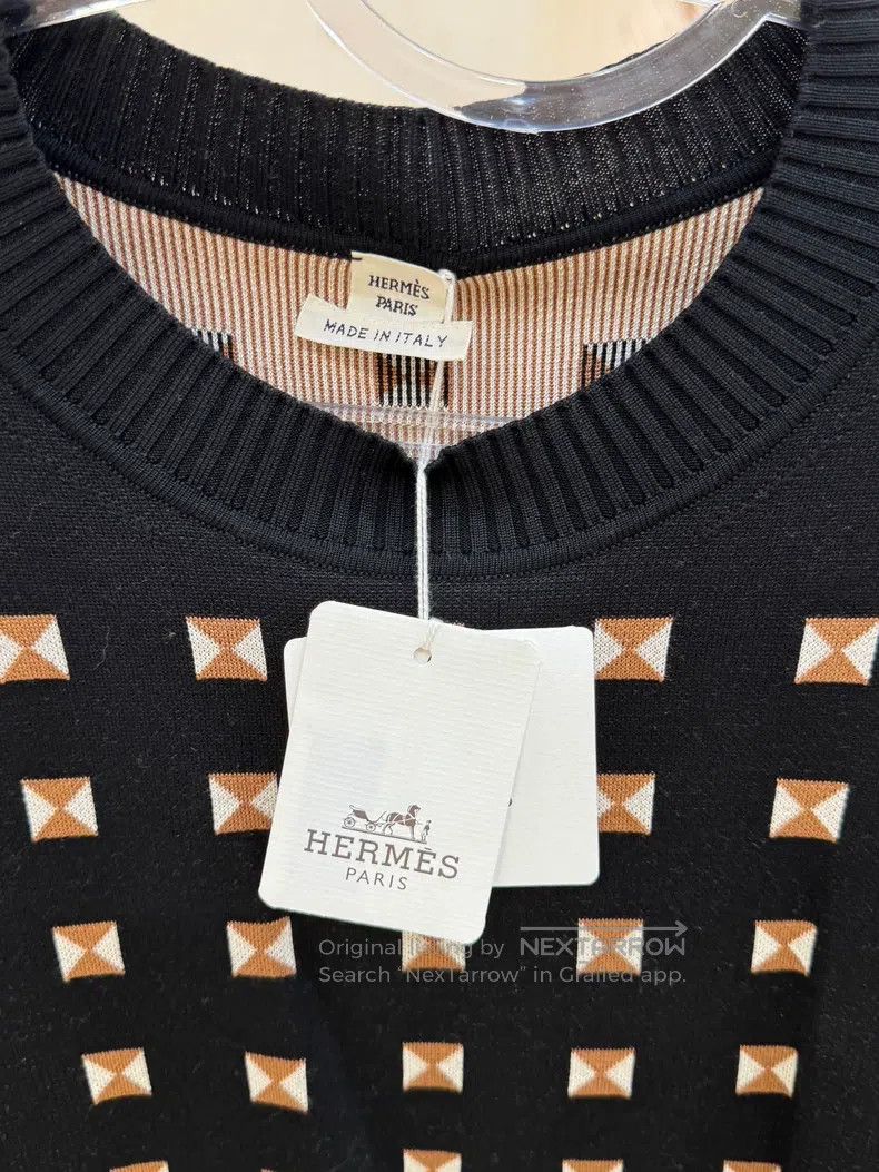 Hermes Hermes Printed knitted sweater Size XS / US 0-2 / IT 36-38 - 3 Thumbnail