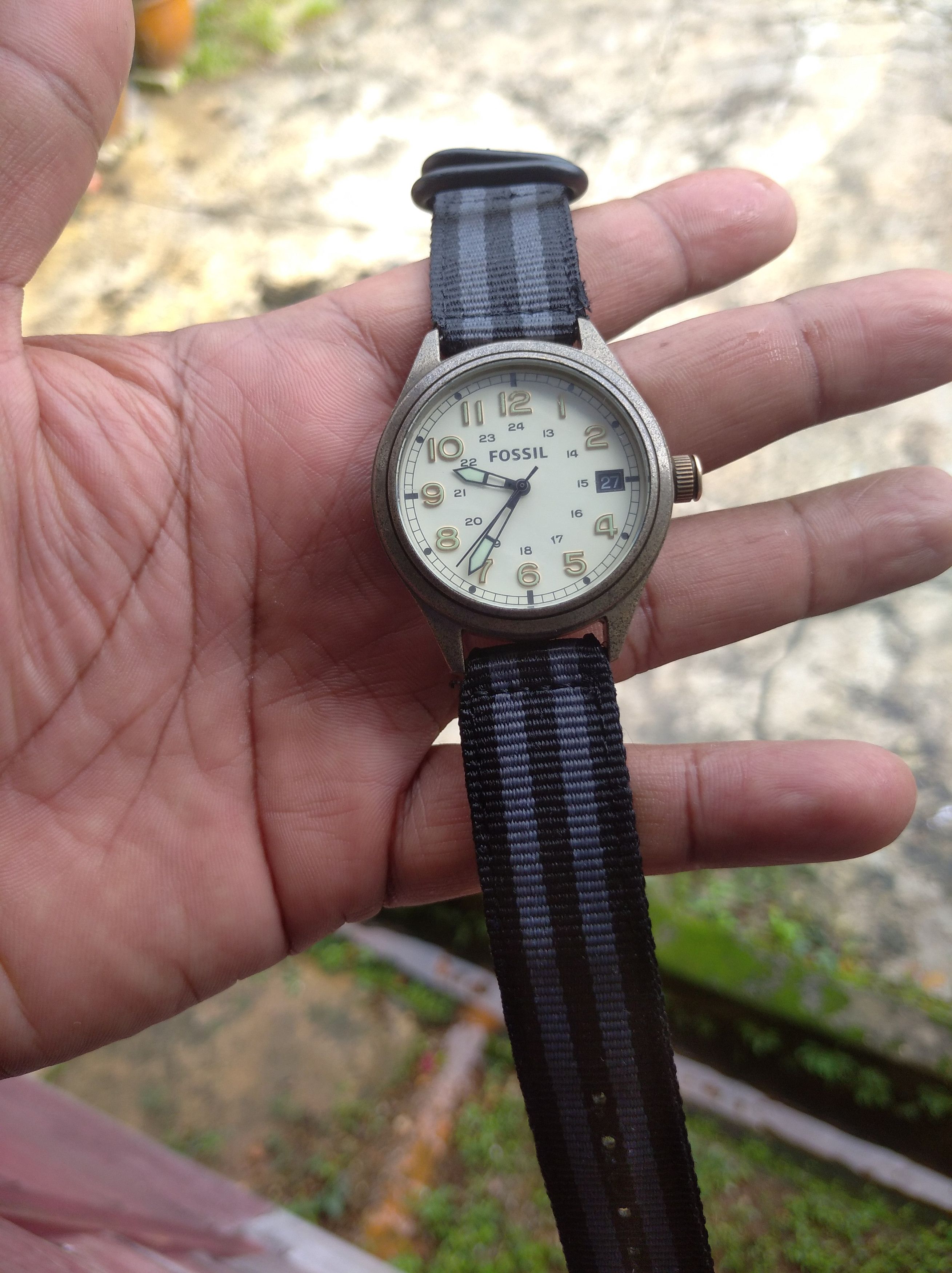 Fossil Mens Fossil Vintage Bronze Watch DE1001 Size ONE SIZE - 2 Thumbnail