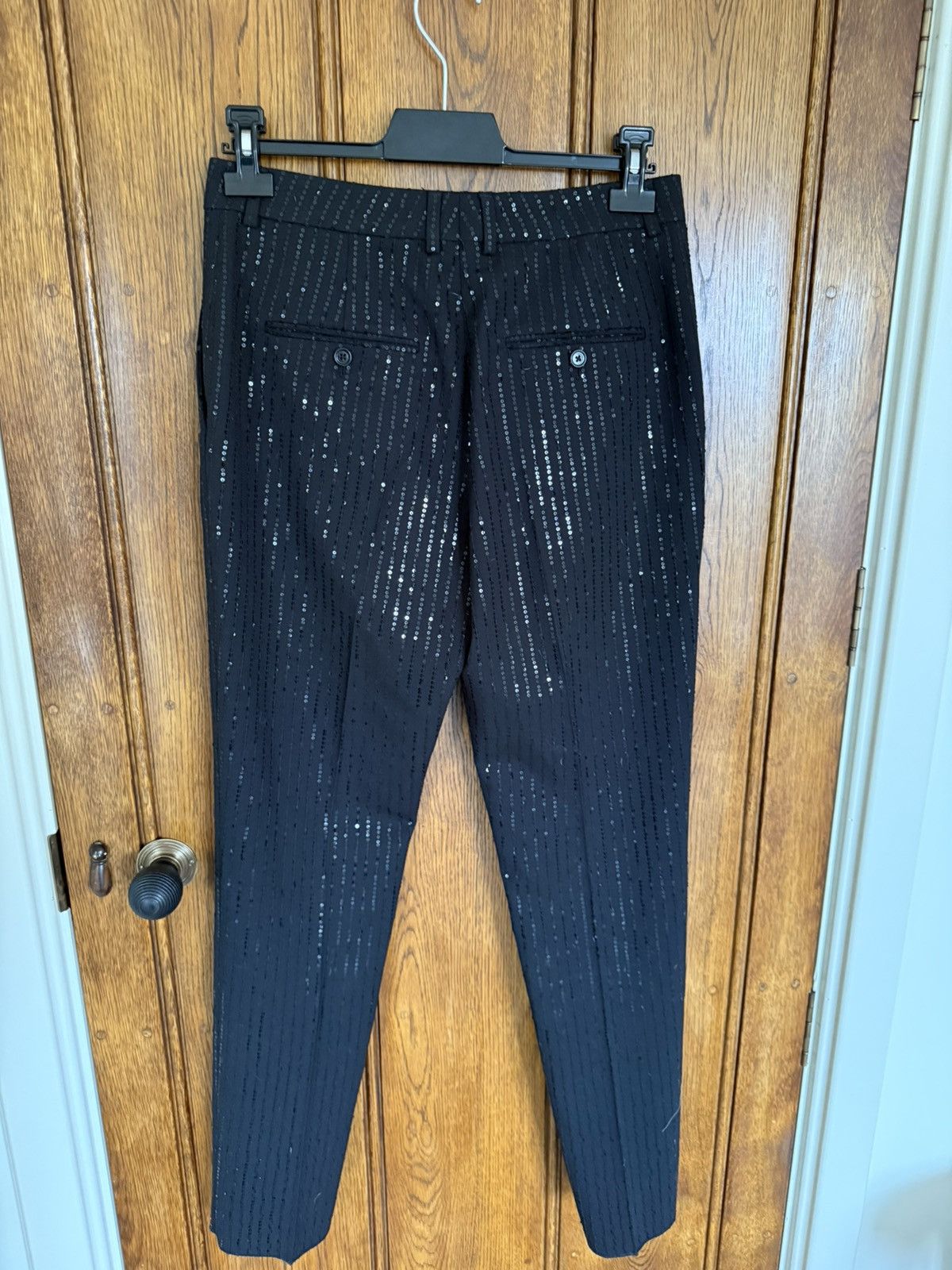 Celine SS23 Celine sequin Hedi Slimane tuxedo pants trousers 48 Size 38L - 13 Thumbnail