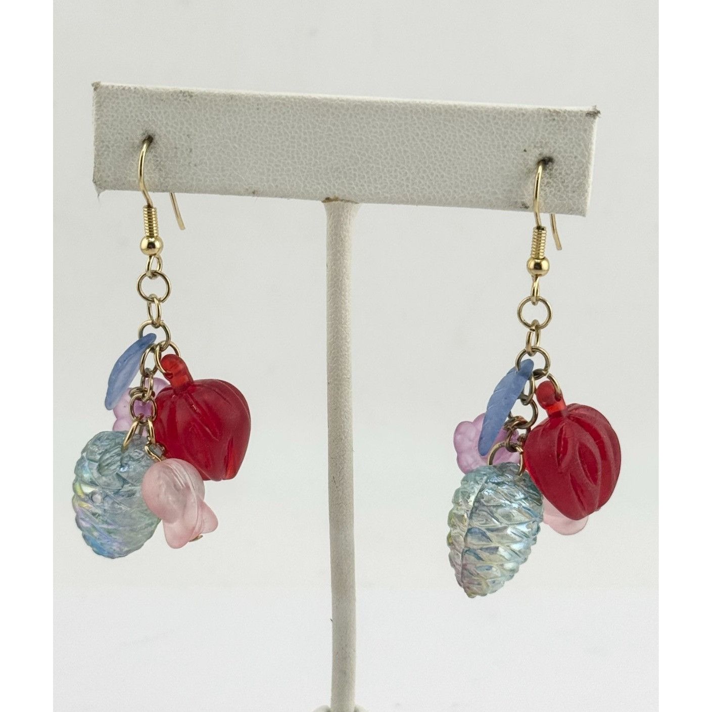 Vintage Vintage plastic fruit dangle drop earrings Size ONE SIZE - 1 Thumbnail
