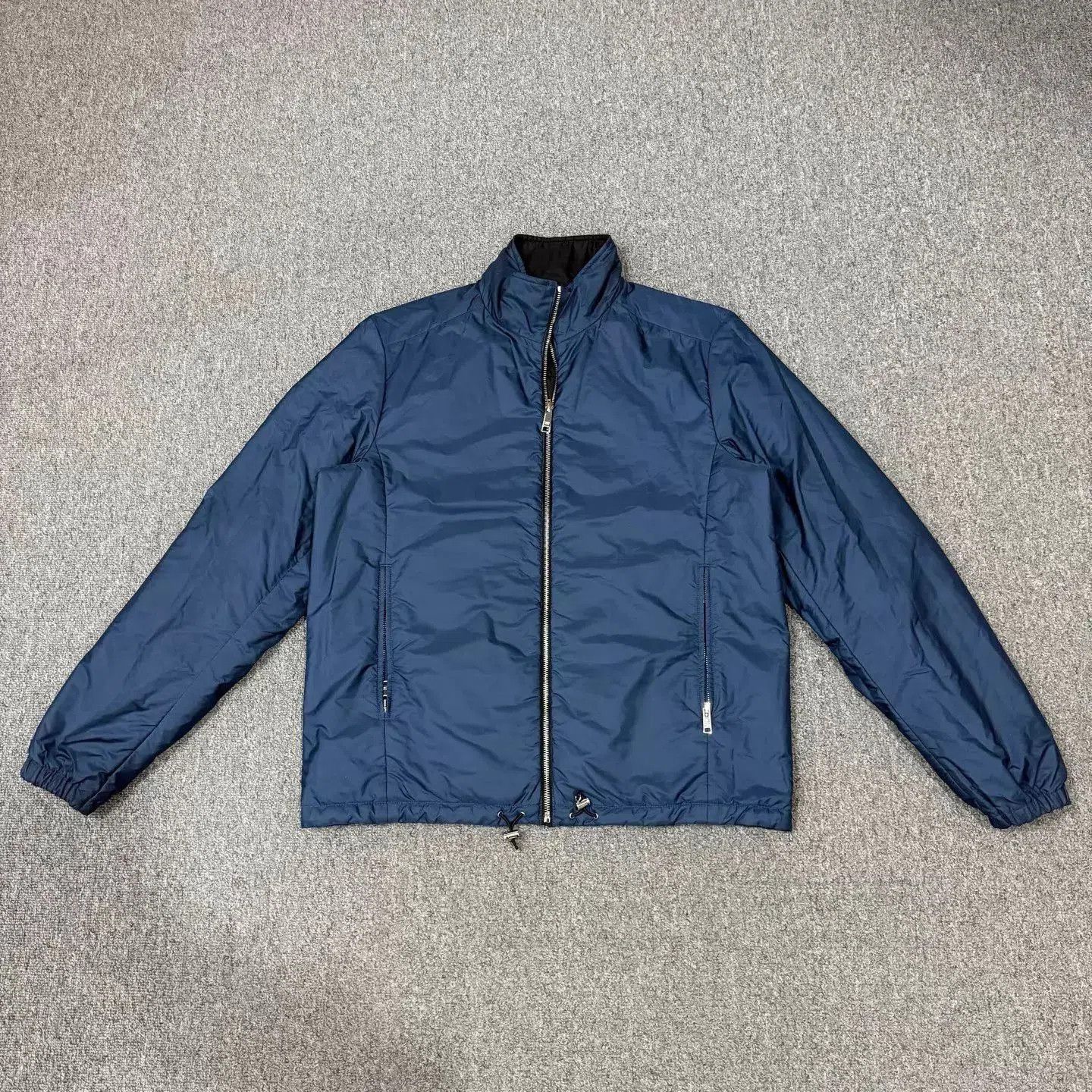 Prada Black Lightweight Zip-Up Jacket. Size US L / EU 52-54 / 3 - 2 Thumbnail