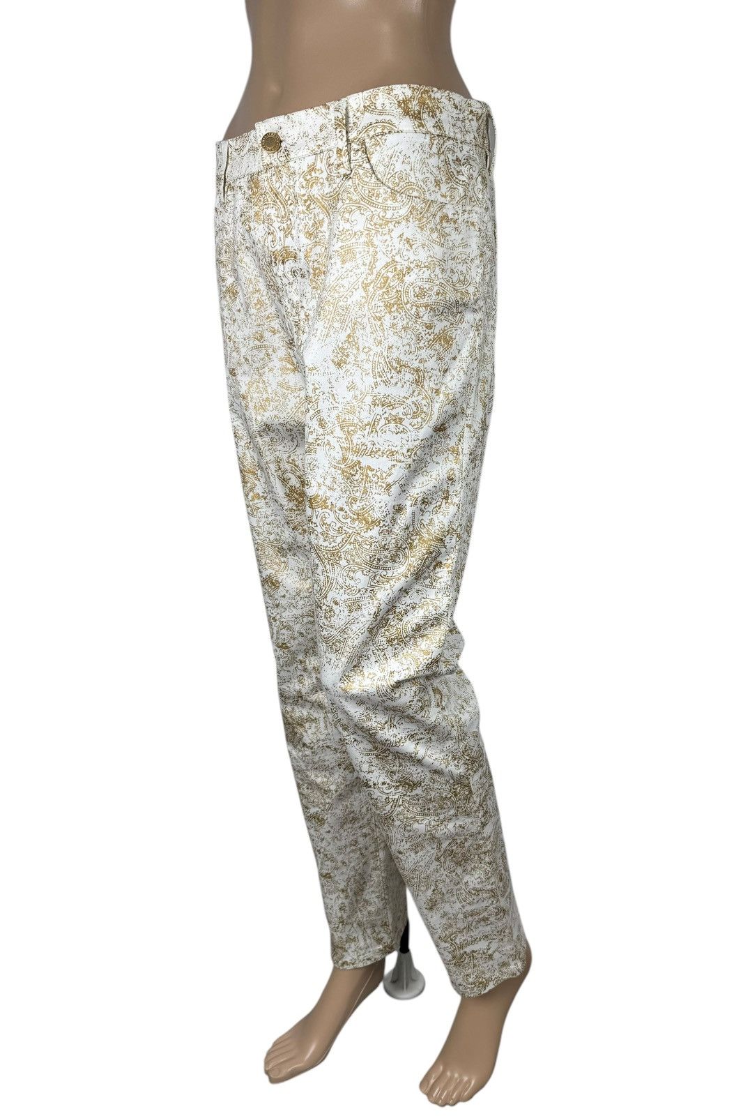 Lauren Ralph Lauren Lauren Ralph Lauren Chino Pants Gold Paisley Printed size 10 Size 32" / US 10 / IT 46 - 1 Thumbnail