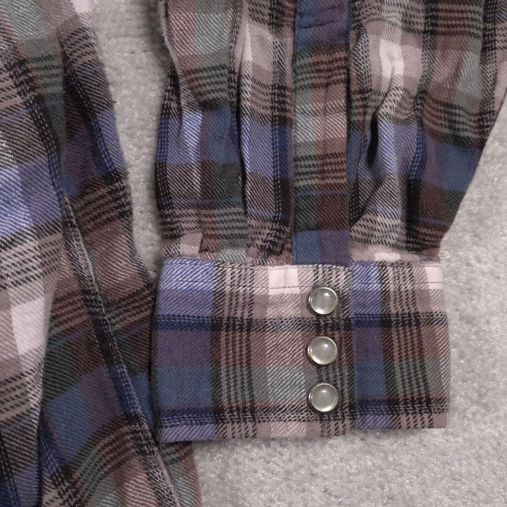Vintage Falcon Bay Shirt Mens 3XL Plaid Western Pearl Snap Long Sleeve Cowboy Rodeo Size US XXL / EU 58 / 5 - 5 Thumbnail