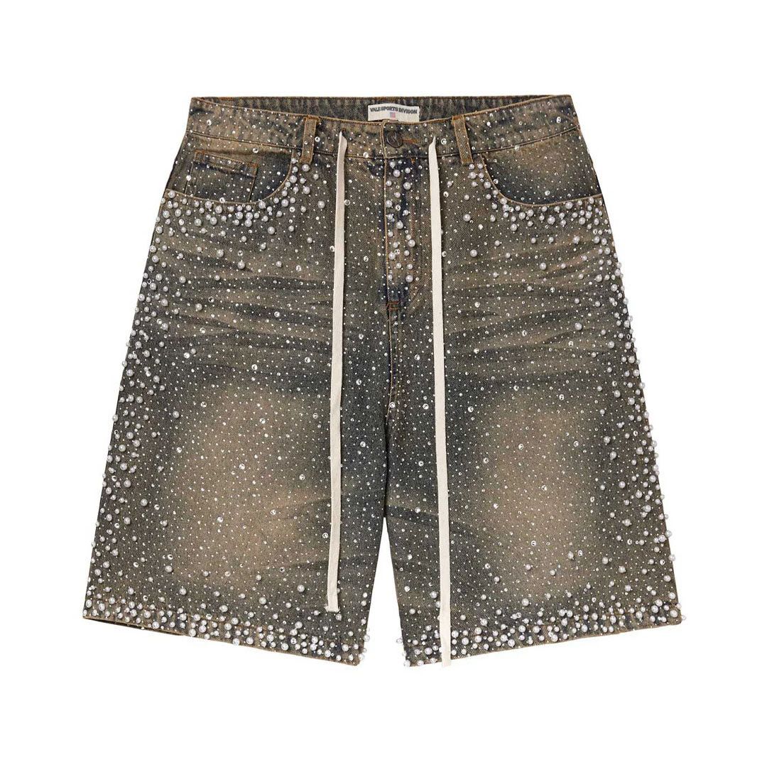 Vale Forever Rainstorm Jean Shorts Mid Wash Size 24" / US 00 / IT 34 - 1 Thumbnail
