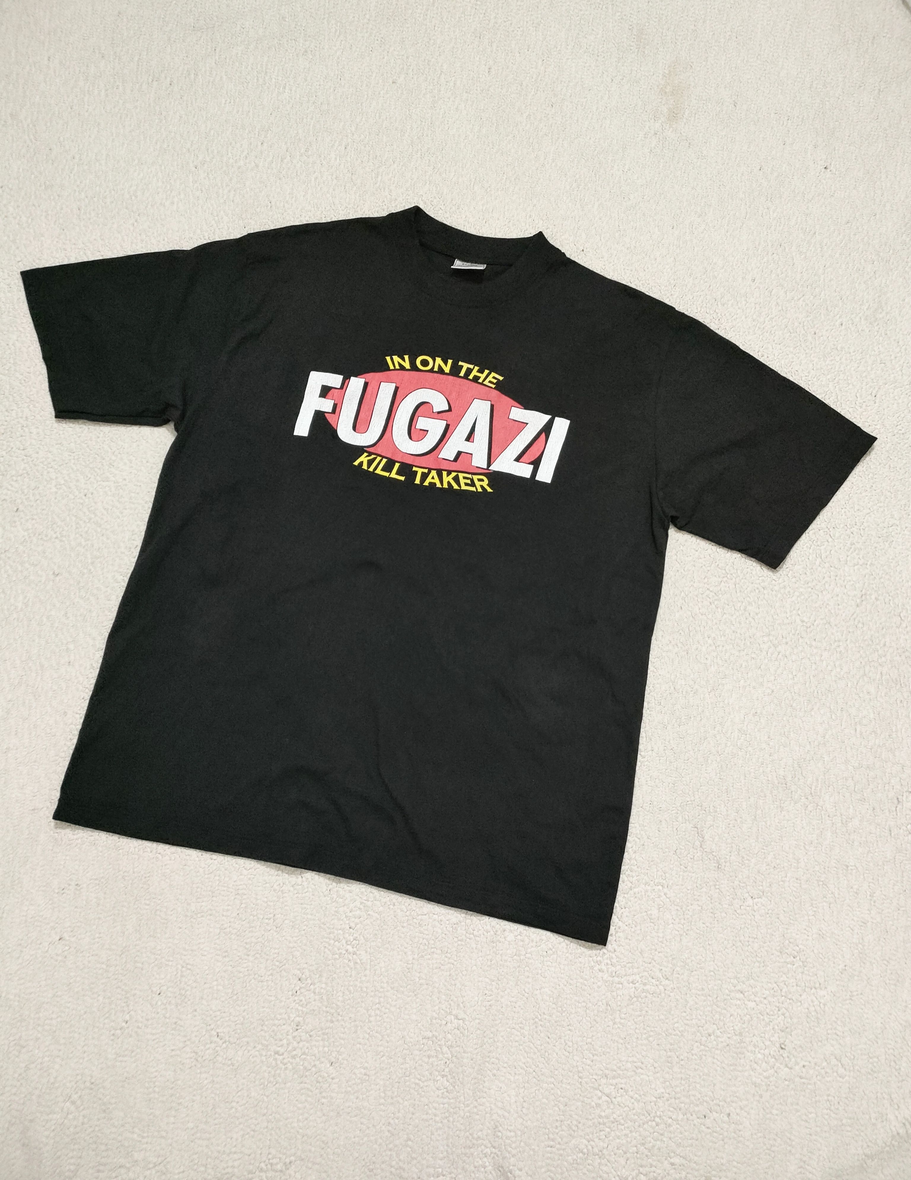 Band Tees 90s FUGAZI IN ON THE KILL TAKER Europe Vintage Tee Size US XL / EU 56 / 4 - 9 Thumbnail