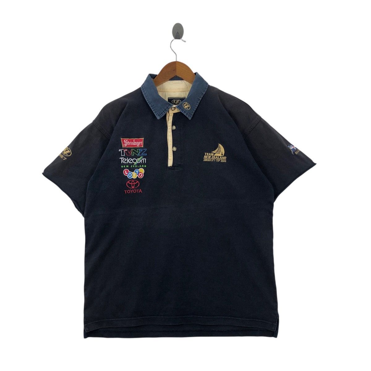 Vintage Line Team New Zealand Rugby STEINLAGER American - Main Image