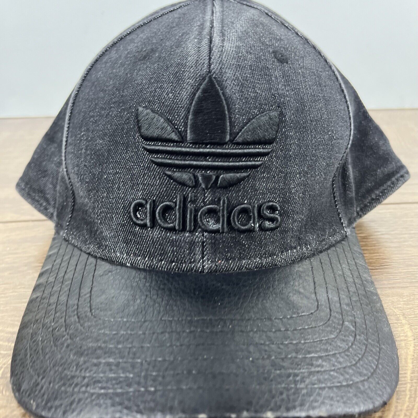 Adidas Adidas Snapback Hat Black Adidas Casual Hat Adjustable Black Size ONE SIZE - 6 Thumbnail