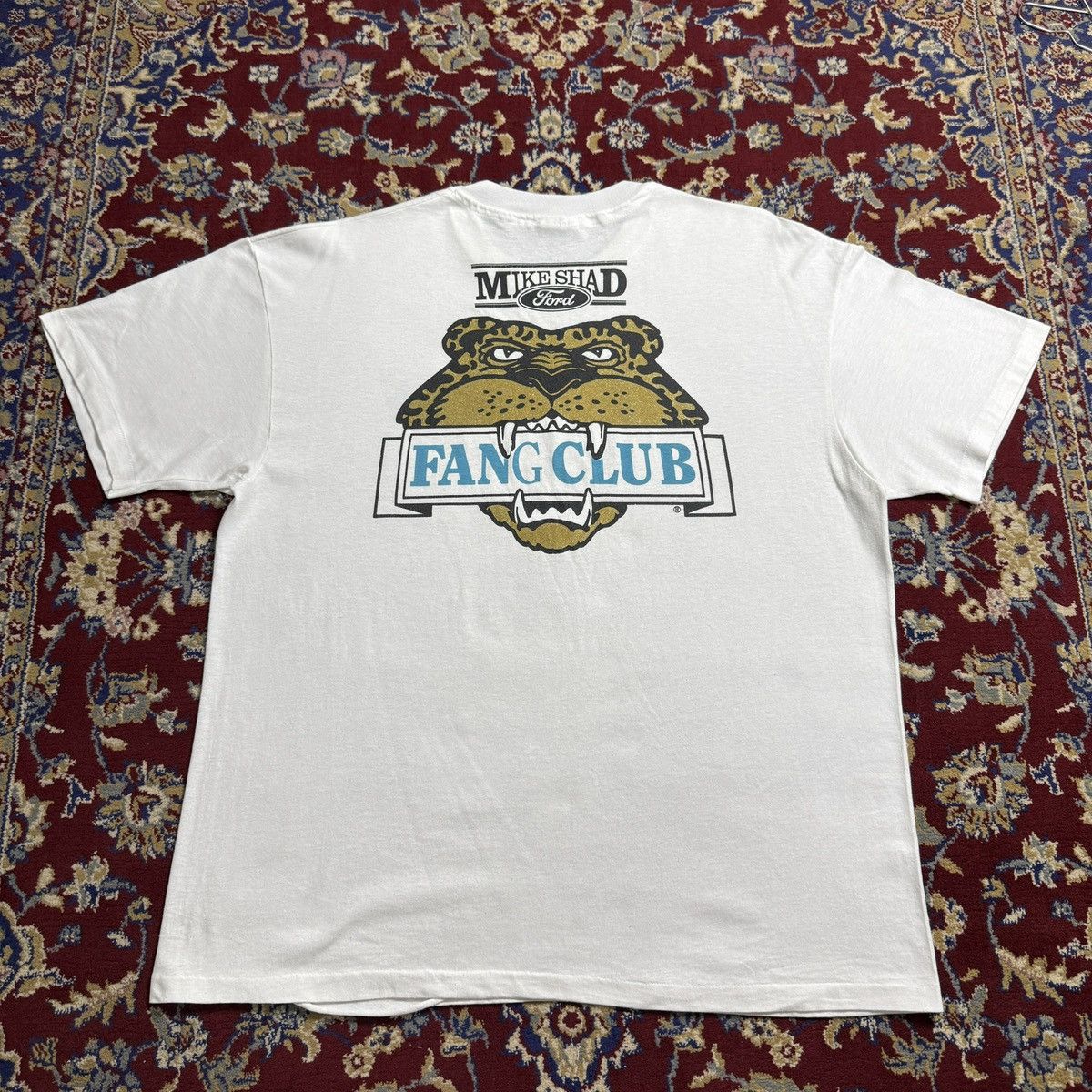 NFL Vintage 90s Jacksonville Jaguars Fang Club Football NFL tee Size US XL / EU 56 / 4 - 4 Thumbnail