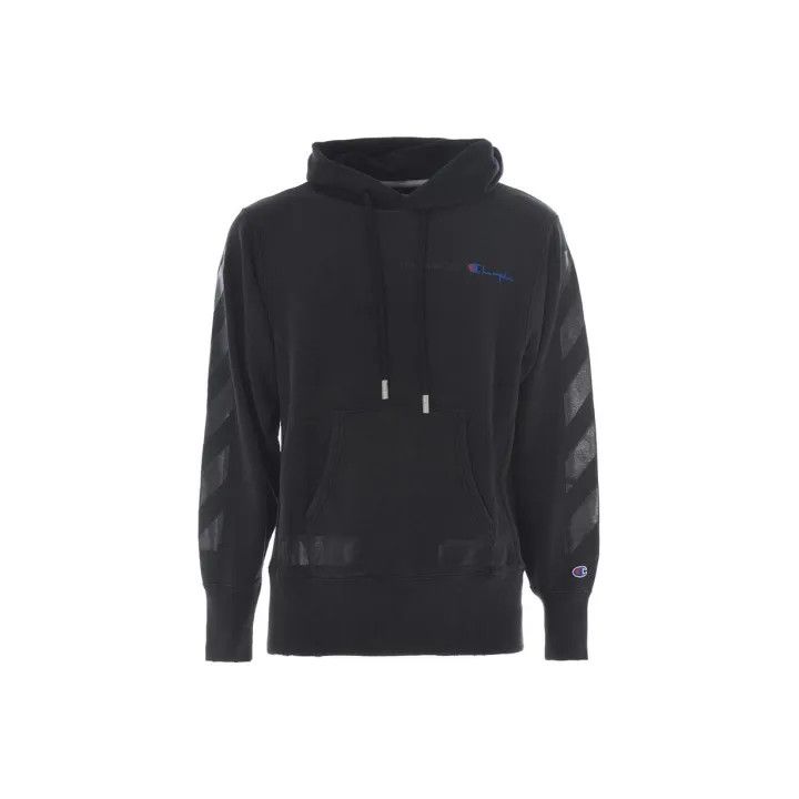 Off-White Off-White Black Logo Embroidered Hoodie 0079 Size US XS / EU 42 / 0 - 1 Thumbnail