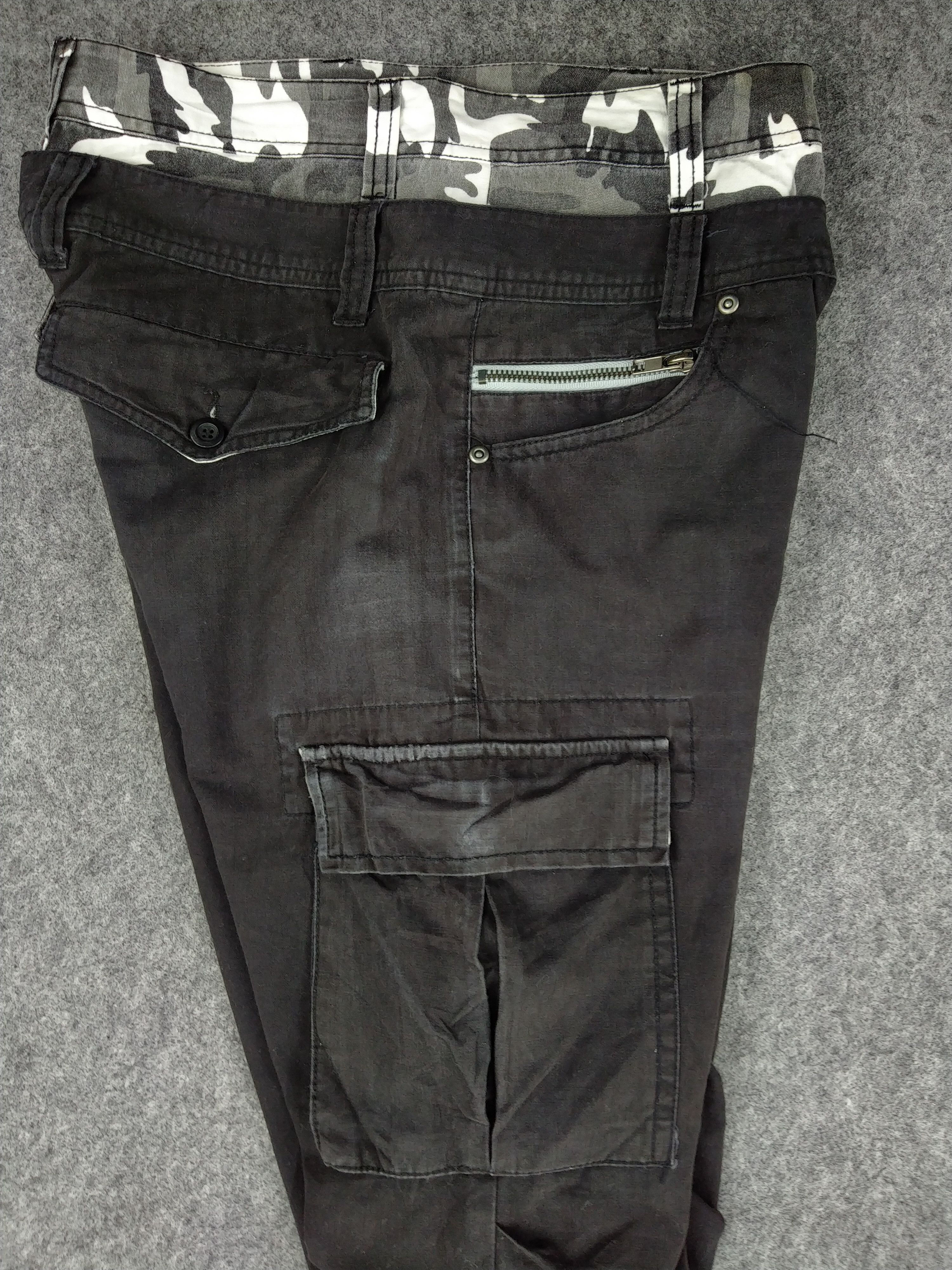 Japanese Brand Jungle Storm Japanese Brand Double Waist Cotton Pants -CP165 Size US 28 / EU 44 - 3 Thumbnail