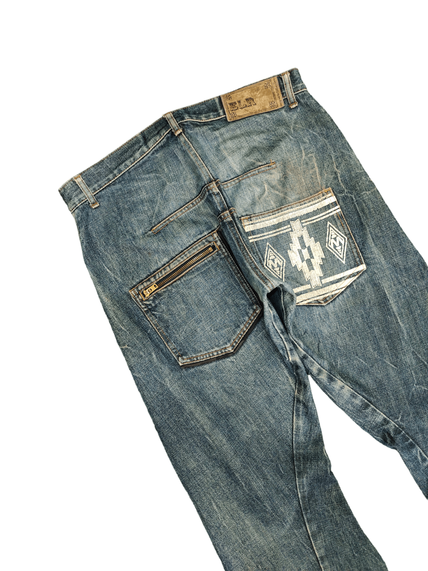 Japanese Brand Elr Japan Navajo Curved Denim Pants Ppfm Undercover Style Size US 34 / EU 50 - 6 Thumbnail