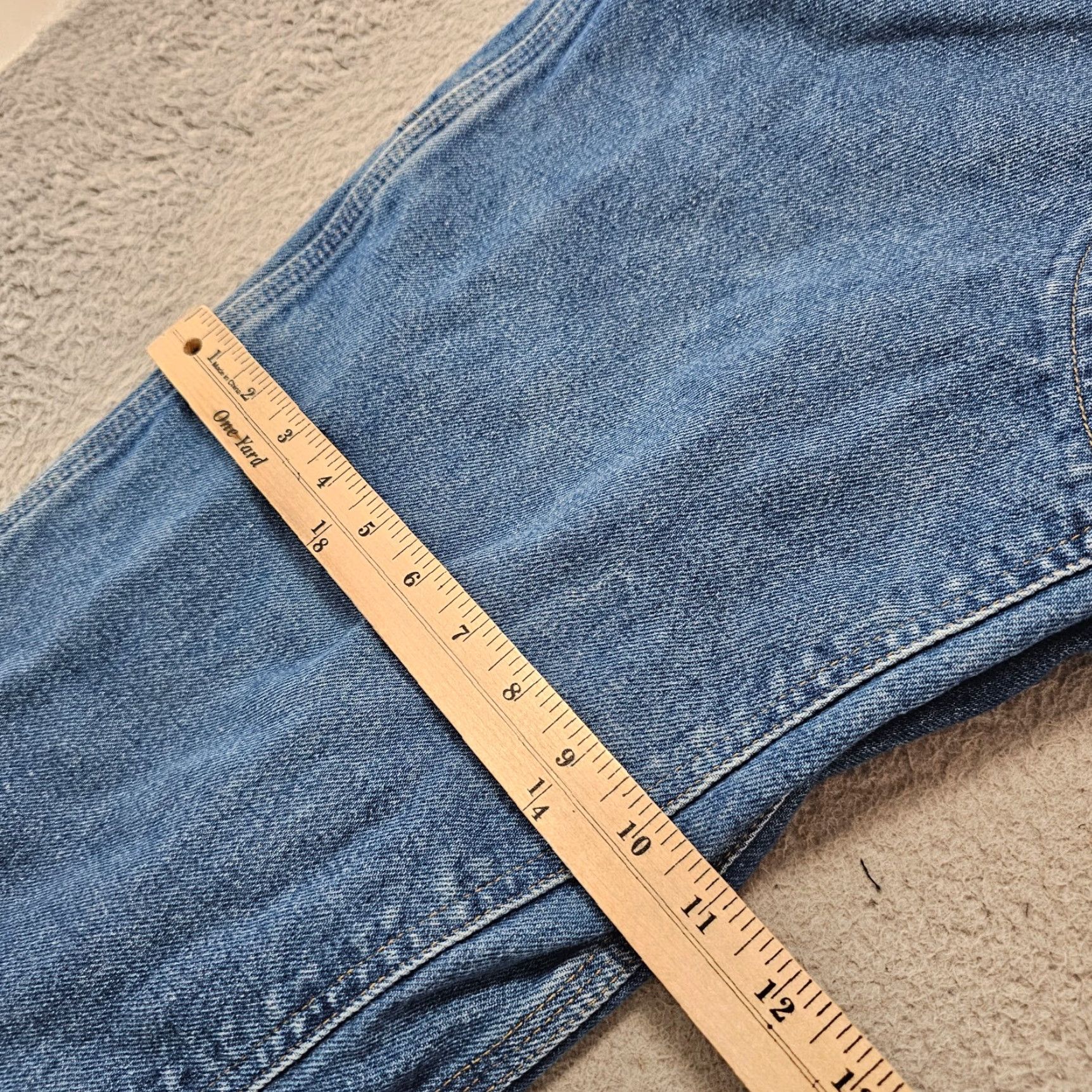 Carhartt Carhartt Jeans Carpenter Work Pants 40x30 Regular 40 Blue Denim Cotton Straight Pockets Mens Size US 40 / EU 56 - 7 Thumbnail