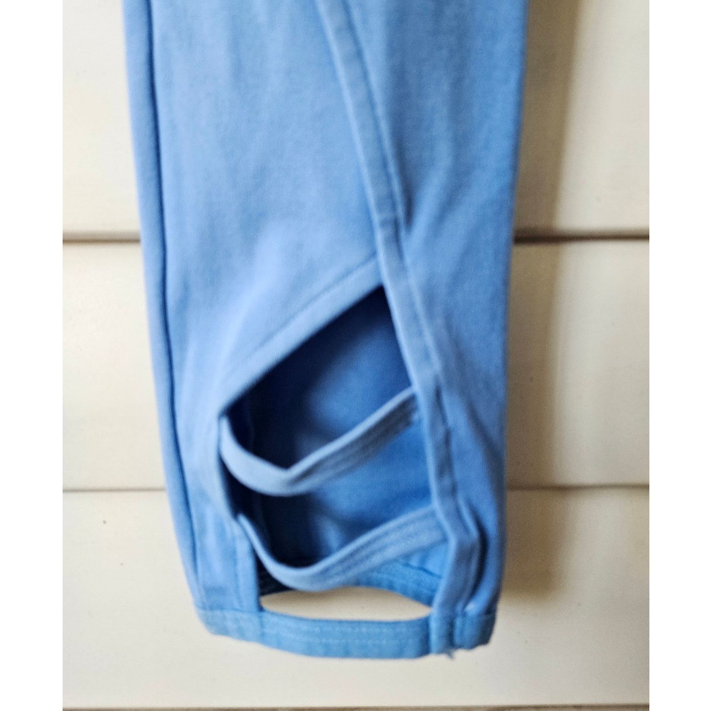 Gymshark Gymshark Blue Poise Leggings Crossover High Waist Ankle Size 27" / US 4 / IT 40 - 9 Thumbnail