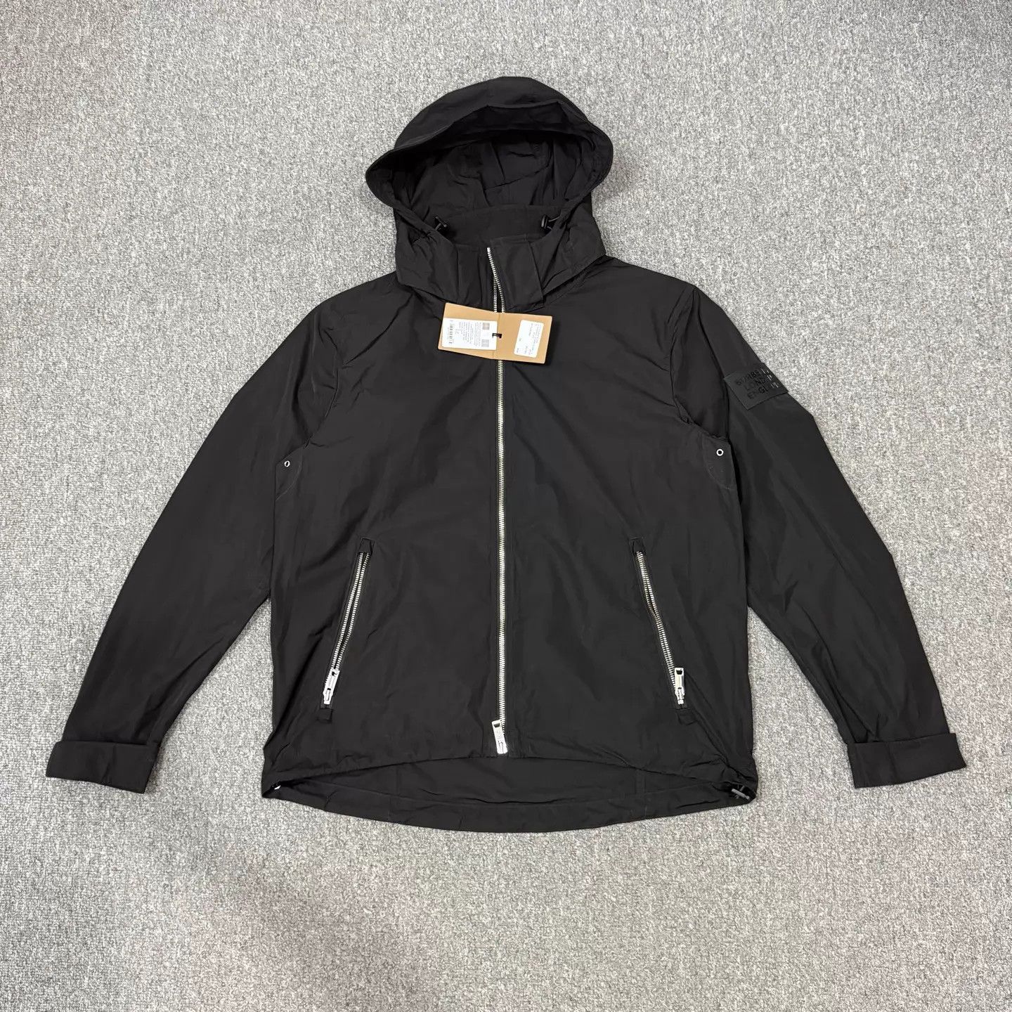 Burberry Burberry Black Arm Logo Nylon Jacket New Tags 52 Size US L / EU 52-54 / 3 - 1 Thumbnail