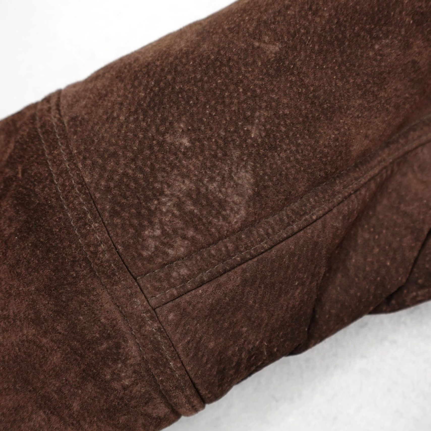 Vintage VINTAGE Marvin Richards Coat Womens Medium Suede Leather Faux Fur Toggle Size M / US 6-8 / IT 42-44 - 7 Thumbnail