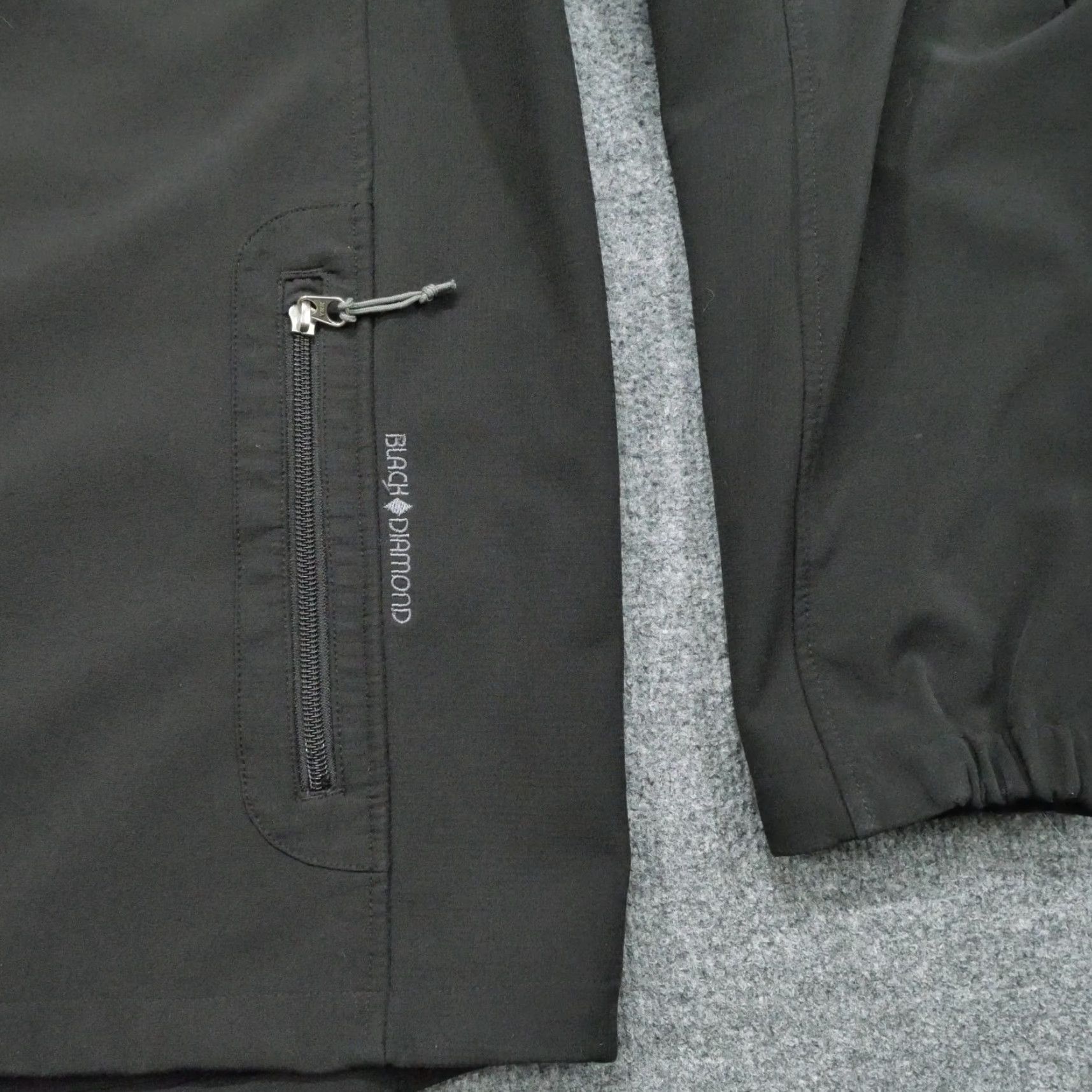 Black Diamond Black Diamond Jacket Mens 2XL Black Full Zip Outdoors Casual Size US XXL / EU 58 / 5 - 2 Thumbnail