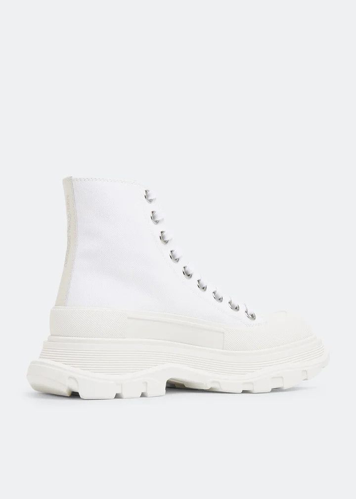 Alexander McQueen o1w1db10925 Tread Slick Boot in White Size US 10.5 / IT 40.5 - 6 Thumbnail