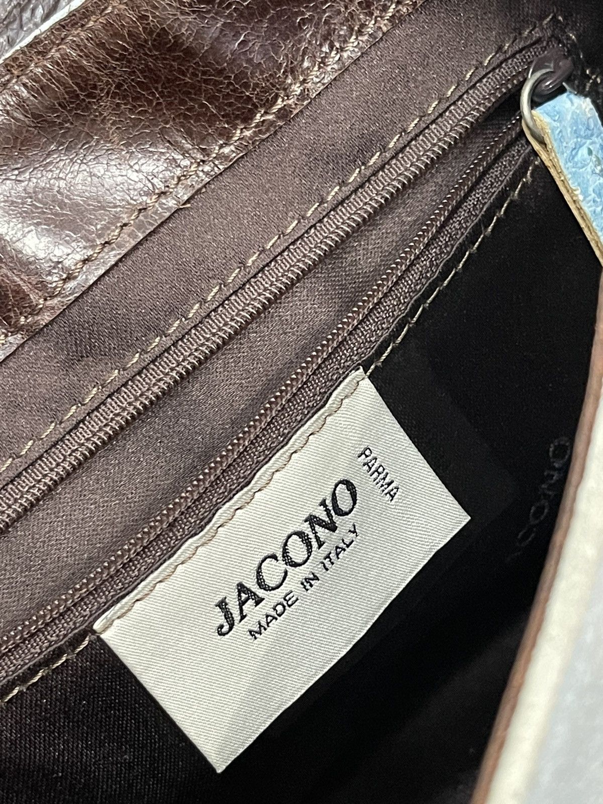 Leather Full Leather Jacono Italy Hand Shoulder Bag 9🟩 Size ONE SIZE - 22 Thumbnail