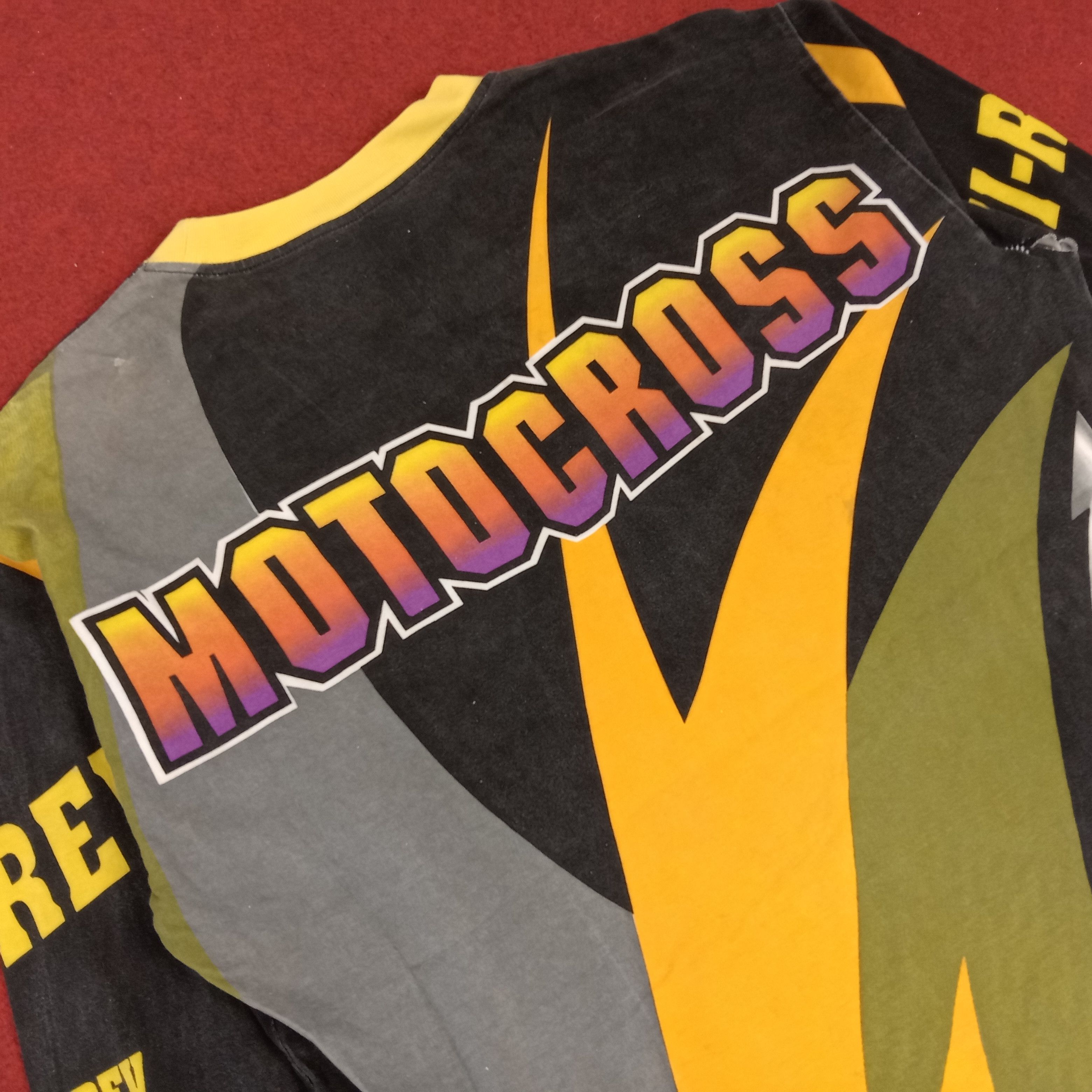 Japanese Brand × Vintage Motorcross Hi Rev Sportswear Extreme Long Sleeve Tshirt Size US XL / EU 56 / 4 - 2 Thumbnail