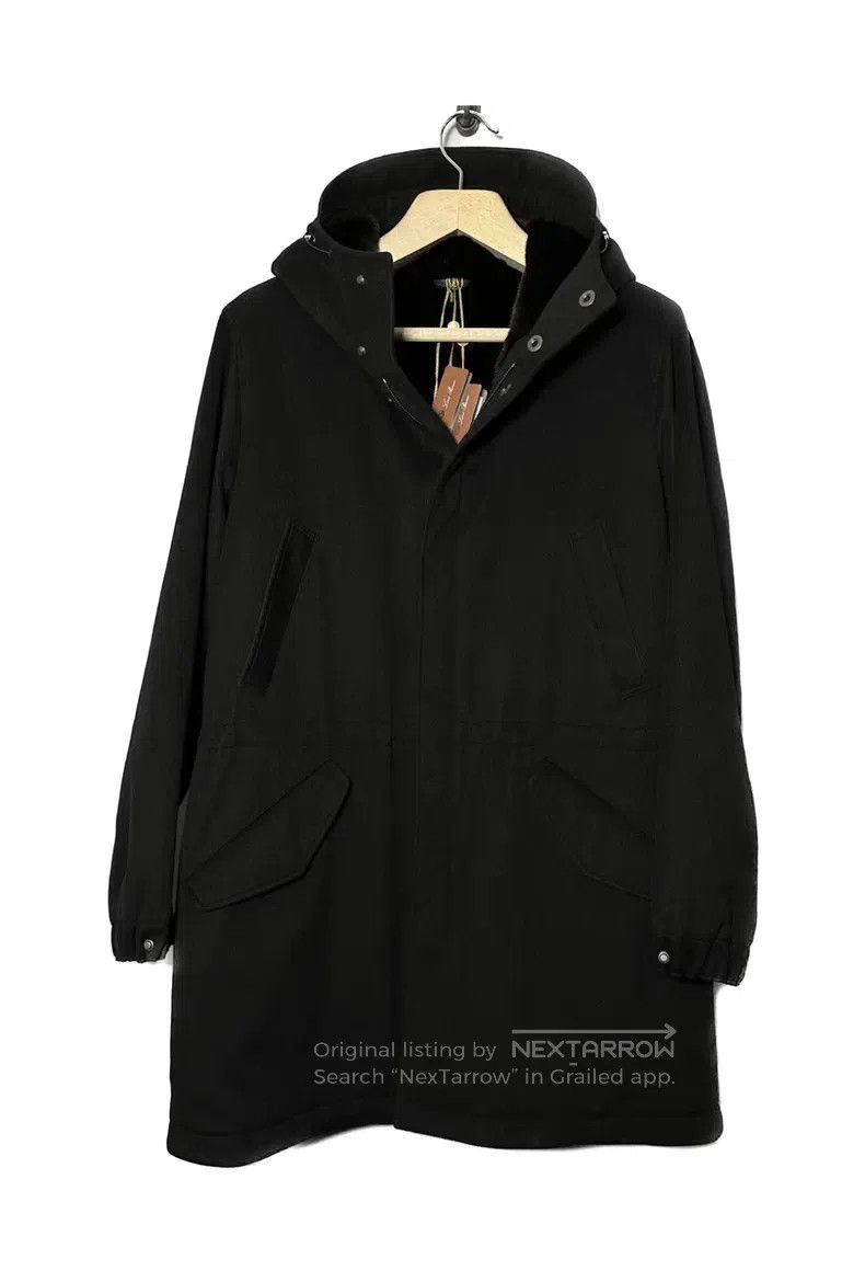 Loro Piana Loro Piana Vicuña Faux Fur Jacket, 100% Vicuña, Black Mink Size US M / EU 48-50 / 2 - 1 Thumbnail