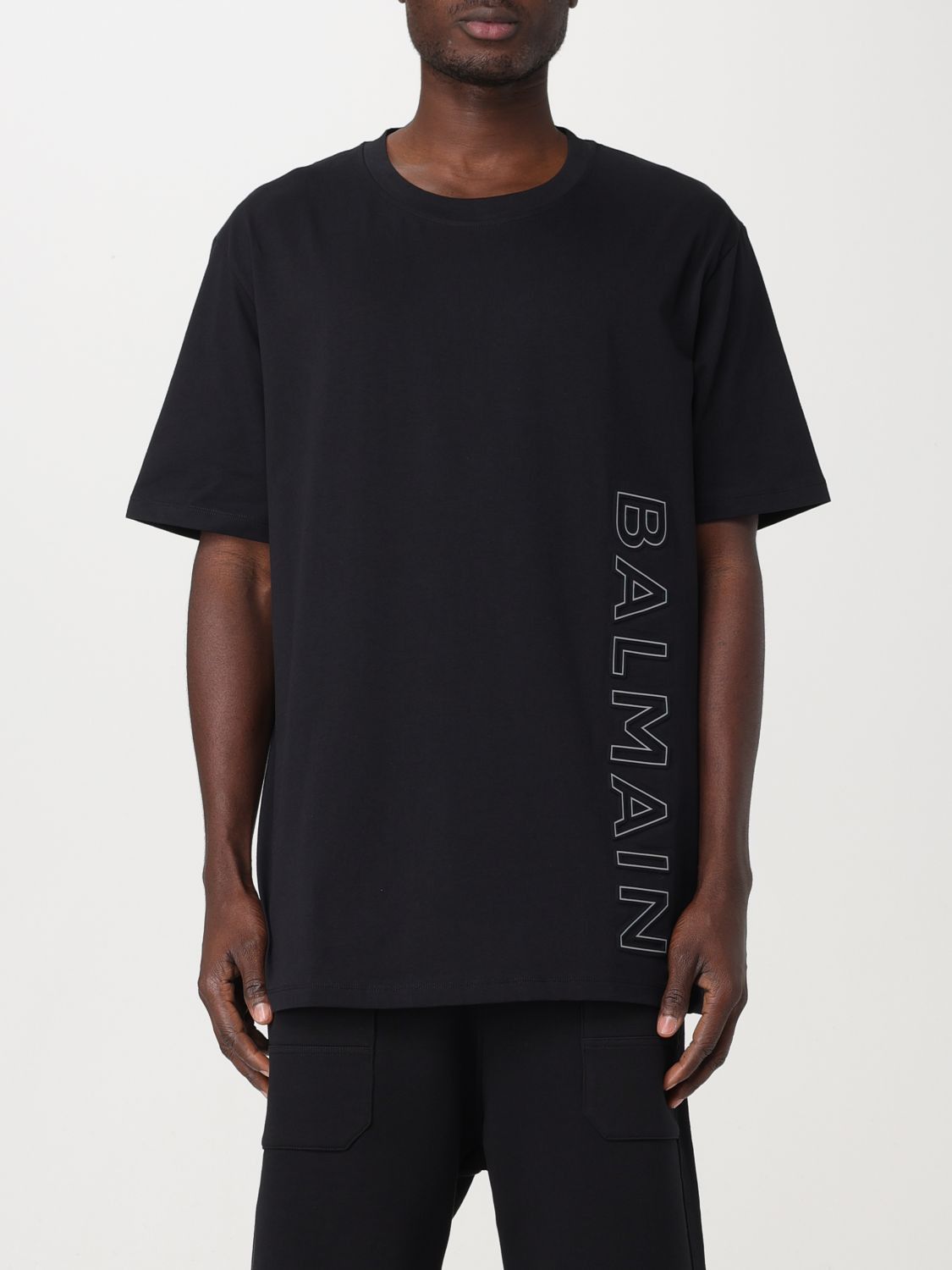 image of Balmain T-Shirt Men Black (Size Small)