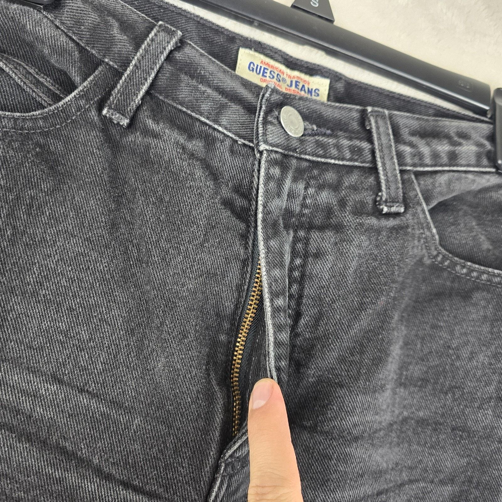 Guess Guess Jeans Womens Size 30 28x28 Black Denim Vintage 90s Size 28" / US 6 / IT 42 - 4 Thumbnail