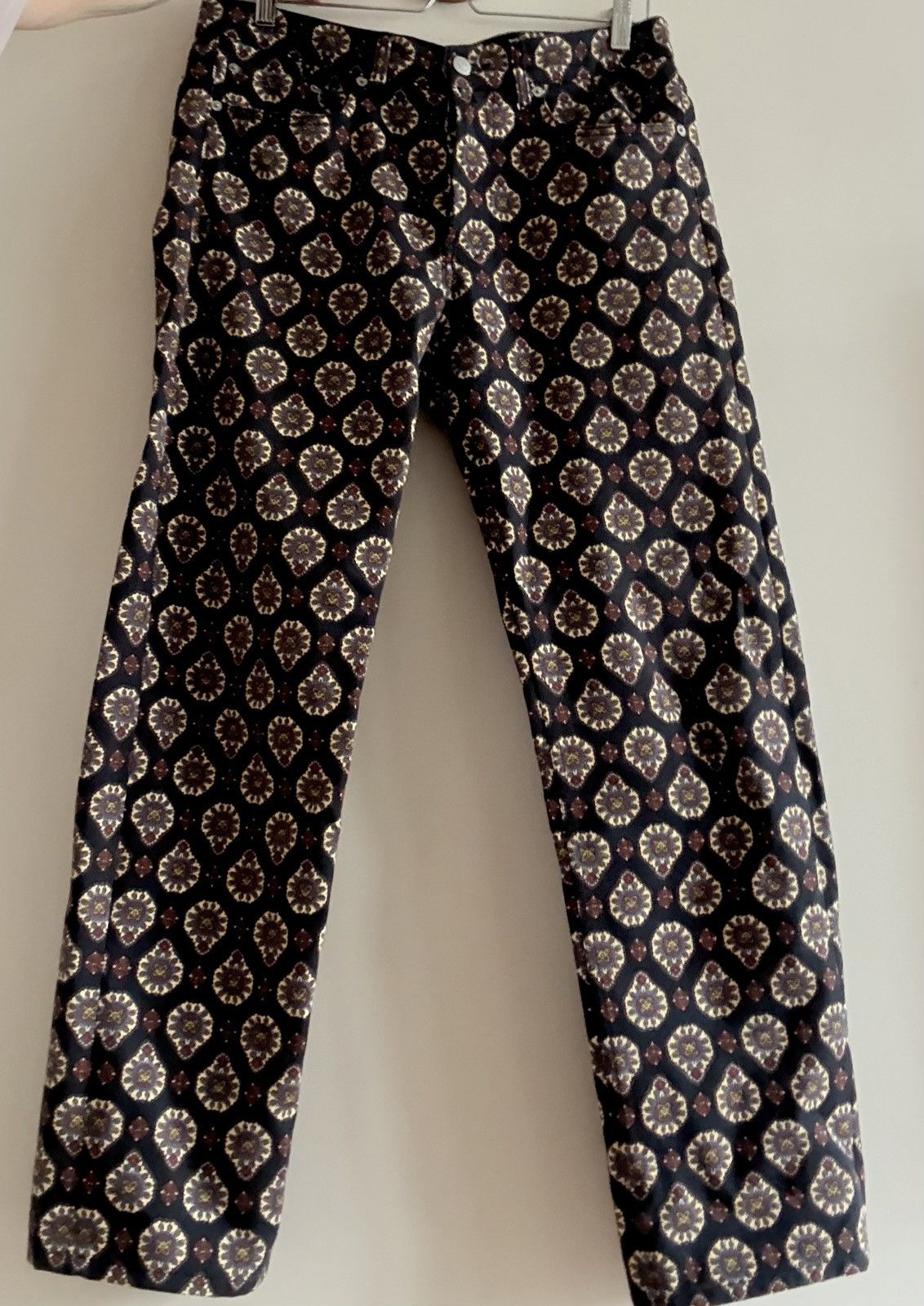 Dries Van Noten Dries Van Noten Patterned Denim Pants Size US 32 / EU 48 - 1 Thumbnail