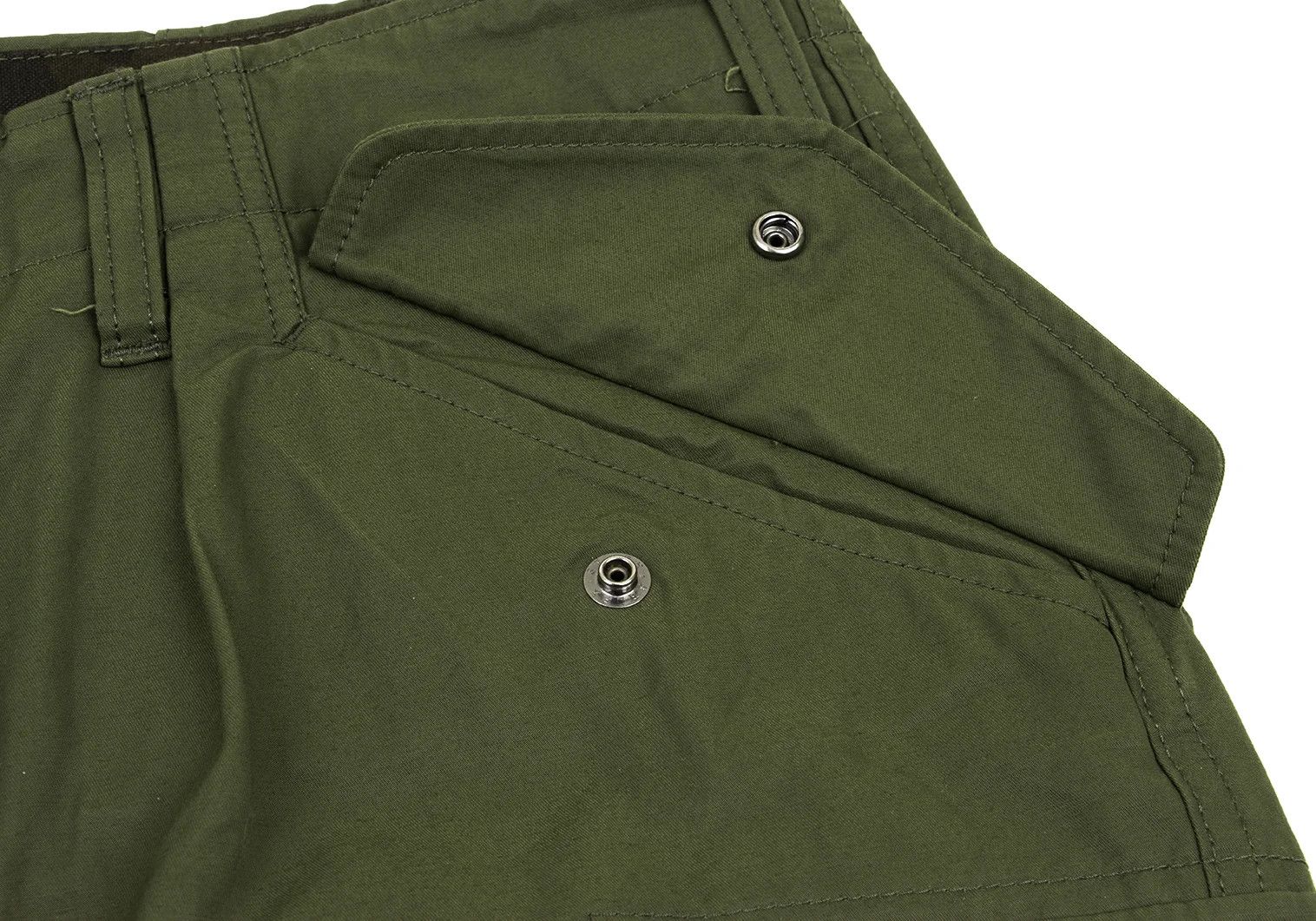 Junya Watanabe Cotton Nylon Cargo Sarouel Pants in Khaki M Size US 38 / EU 54 - 4 Thumbnail