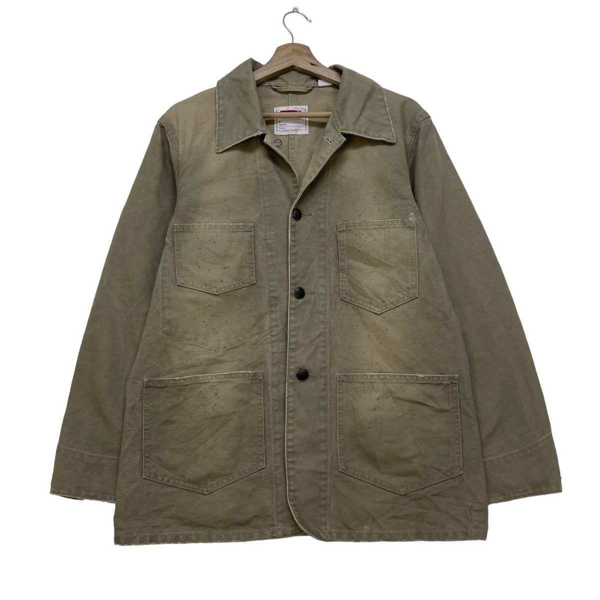 Levi's × Vintage 💥Painting Splash Levis Worker Style Jacket Very Nice Design Size US M / EU 48-50 / 2 - 1 Thumbnail