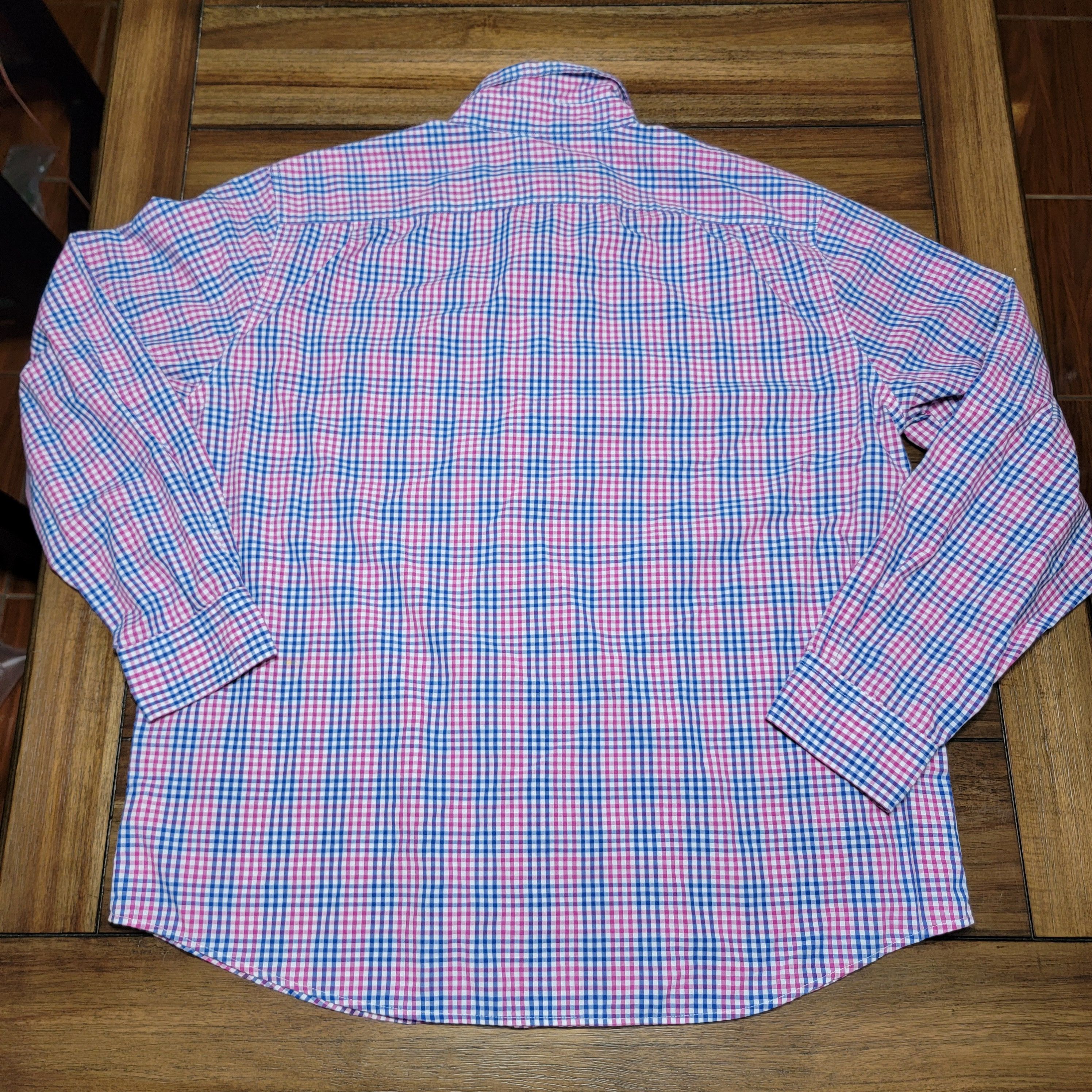 Chaps Chaps LS Custom Fit Small Squares Full Button Shirt - XXL Size US XXL / EU 58 / 5 - 3 Thumbnail