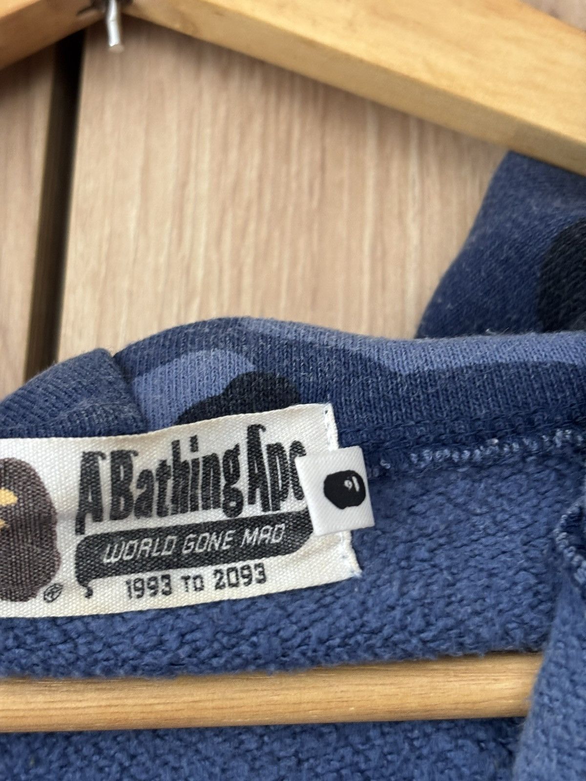 Bape A BATHING APE BAPE BLUE CAMO TIGER FULL ZIP HOODIE Size US L / EU 52-54 / 3 - 10 Thumbnail