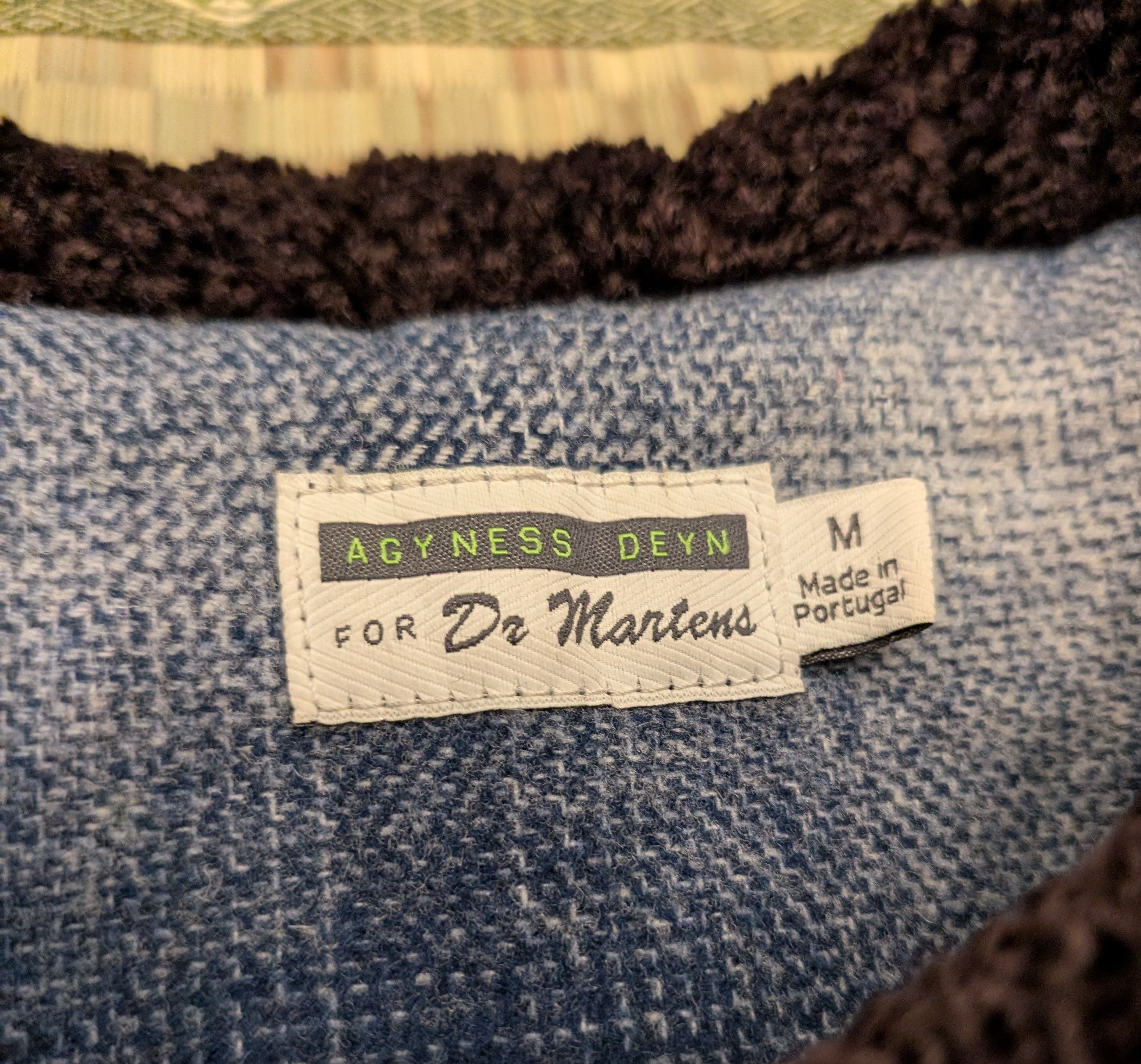 Dr. Martens Agyness Deyn for Dr. Martens Wool Sherpa Collar Coat Size M / US 6-8 / IT 42-44 - 3 Thumbnail