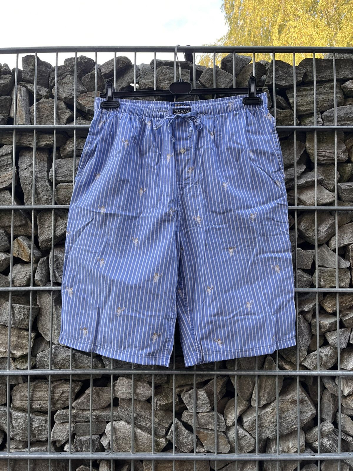 Polo Ralph Lauren Polo Ralph Lauren Bear Monogram Rare Shorts Old money Luxury Size US 36 / EU 52 - 6 Thumbnail