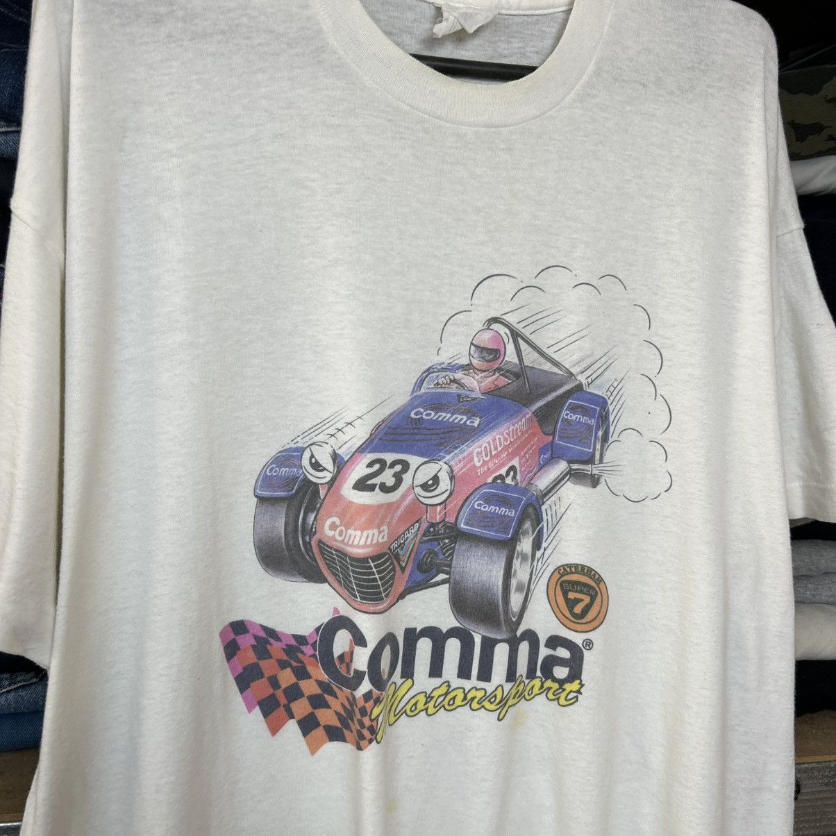 NASCAR Vintage Comma Racing Motorsport Big logo 90’s tee size XL Size US XL / EU 56 / 4 - 2 Thumbnail
