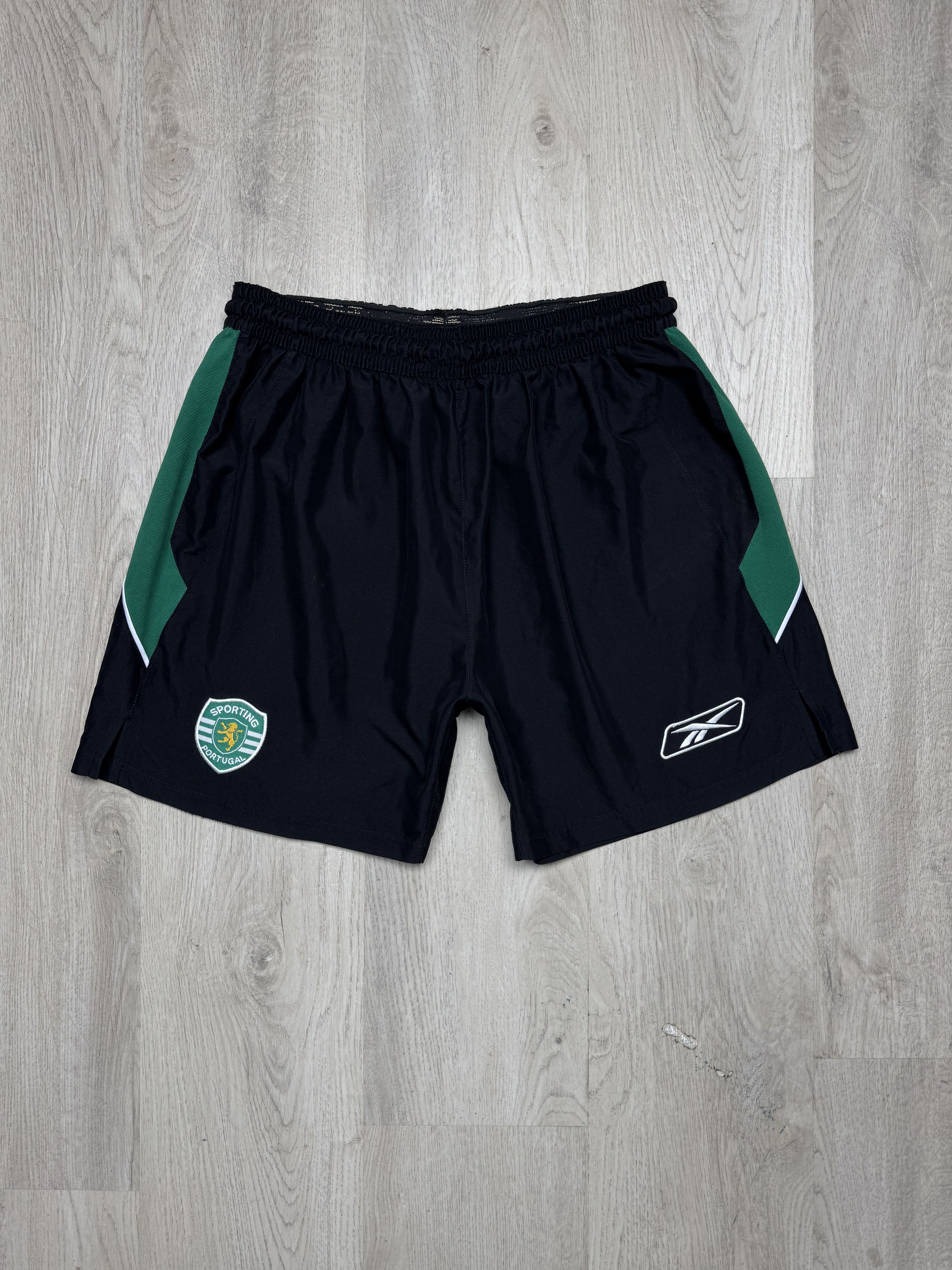 Reebok Sporting Portugal Reebok Vintage Mens Shorts Size US 32 / EU 48 - 1 Thumbnail