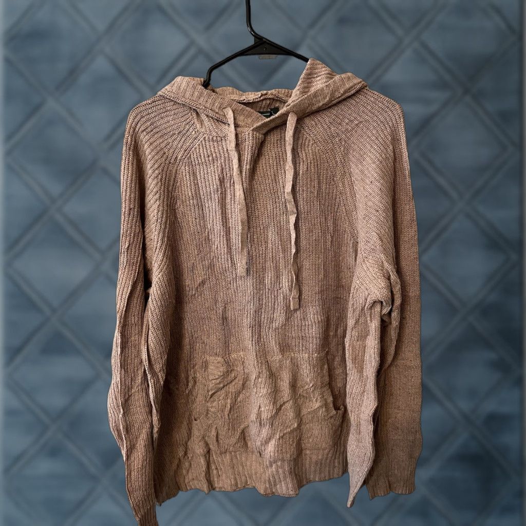 American Eagle Outfitters American Eagle Outfitters Unisex Hoodie L Pink Knit Pocket Casual Lounge Cozy Size L / US 10 / IT 46 - 1 Thumbnail