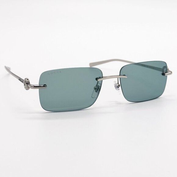 Gucci NEW GUCCI SUNGLASSES GG1703S 002 SILVER UNISEX EYEWEAR Size ONE SIZE - 6 Thumbnail