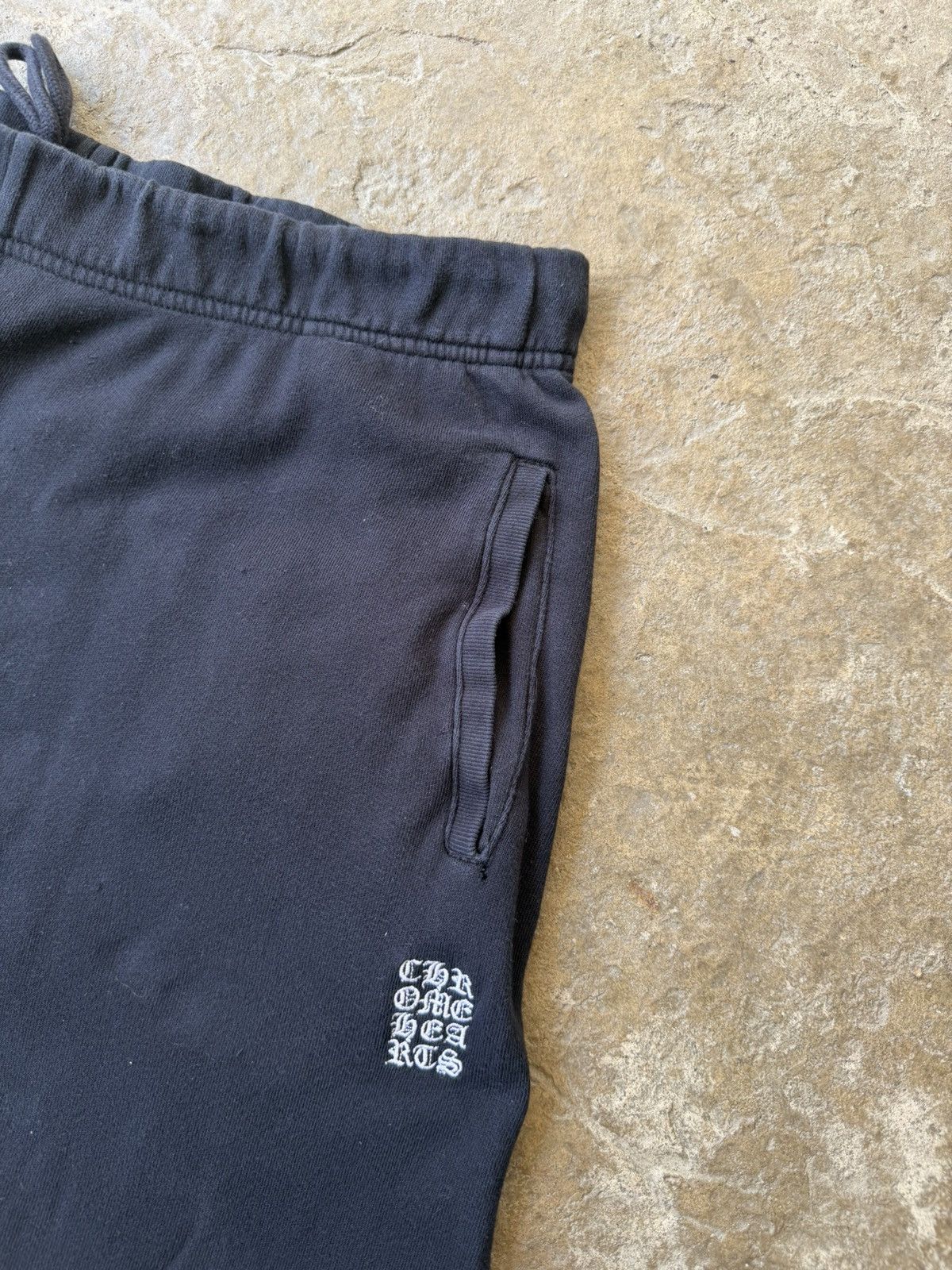 Chrome Hearts CH Y NOT Embroidered Logo Sweatshorts (SIZE L) Size US 34 / EU 50 - 2 Thumbnail