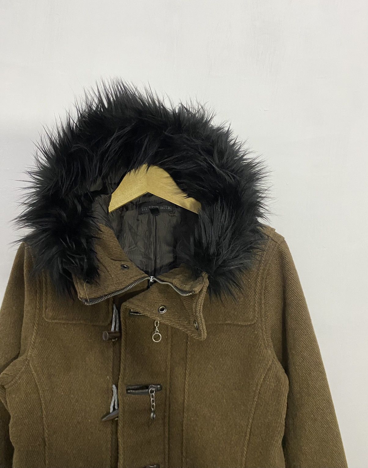 In The Attic 💥Japan💥In The Attic Fur Faux Jacket Size US M / EU 48-50 / 2 - 6 Thumbnail