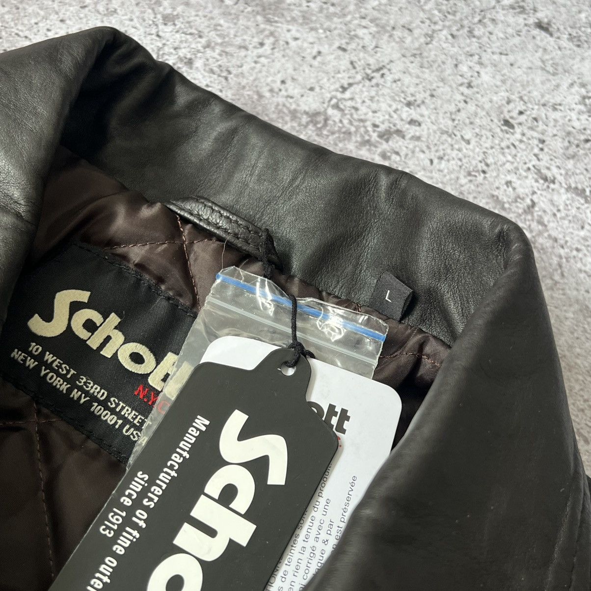 Schott Schott NYC LC Detroit Lambskin Leather Bomber Jacket Size US L / EU 52-54 / 3 - 6 Thumbnail