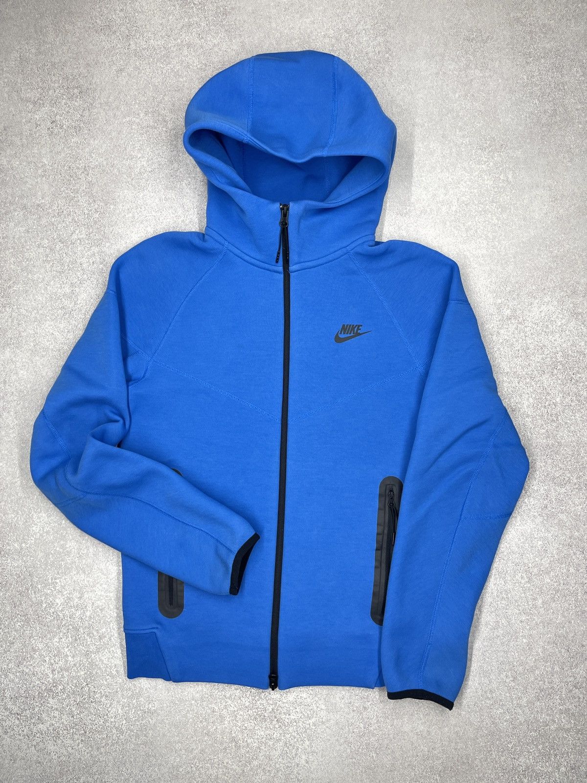 Nike Mens Nike Tech Fleece Full Zip Hoodie Blue Y2K ACG TN Size US XS / EU 42 / 0 - 3 Thumbnail
